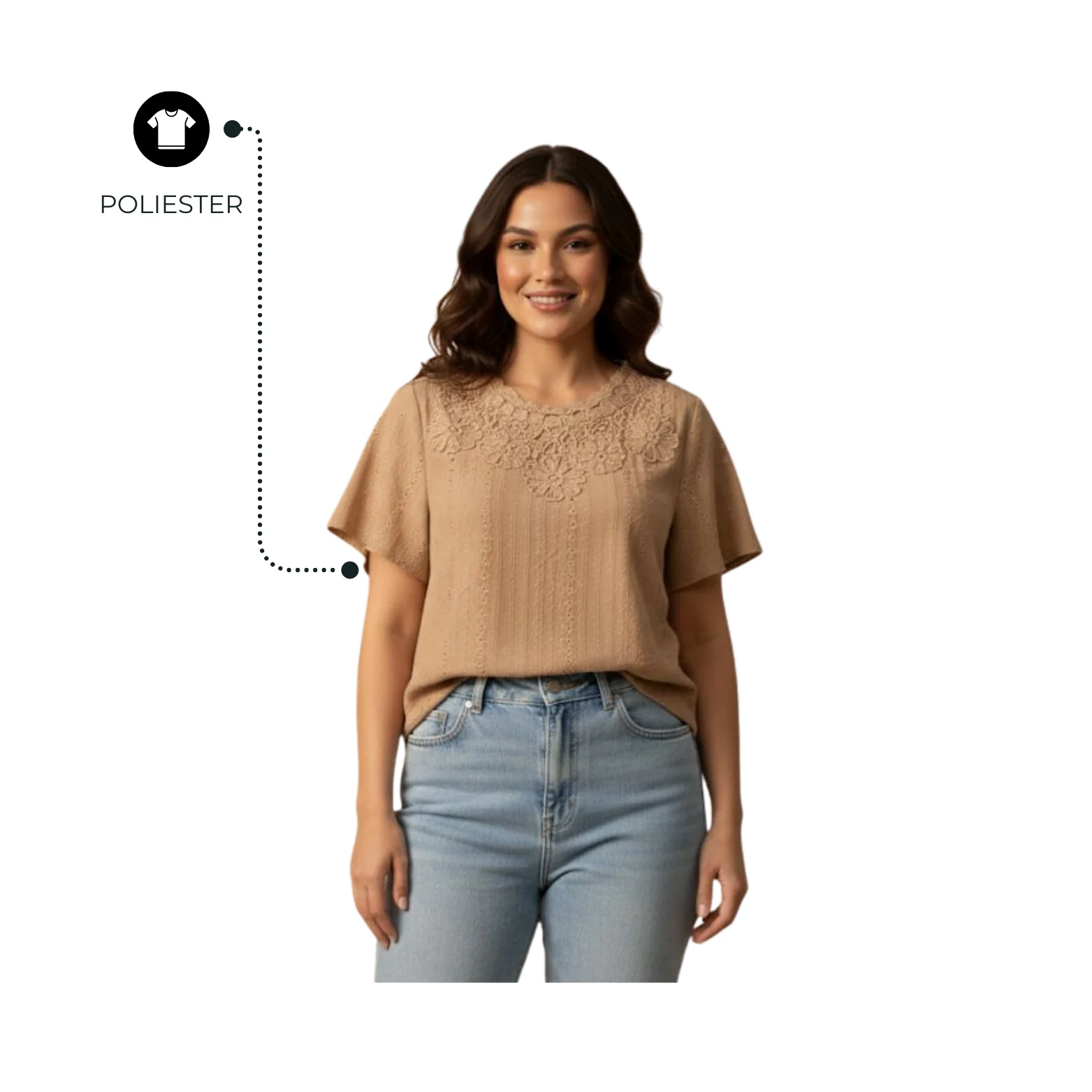 BLUSA DAMA SEÑORIAL