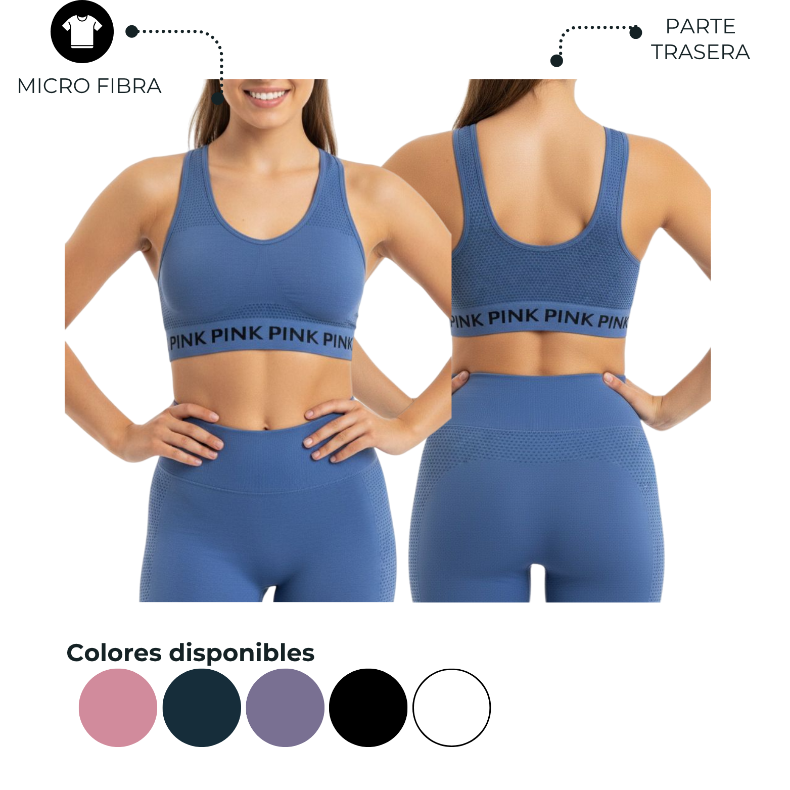 TOP DAMA DISEÑO PINK