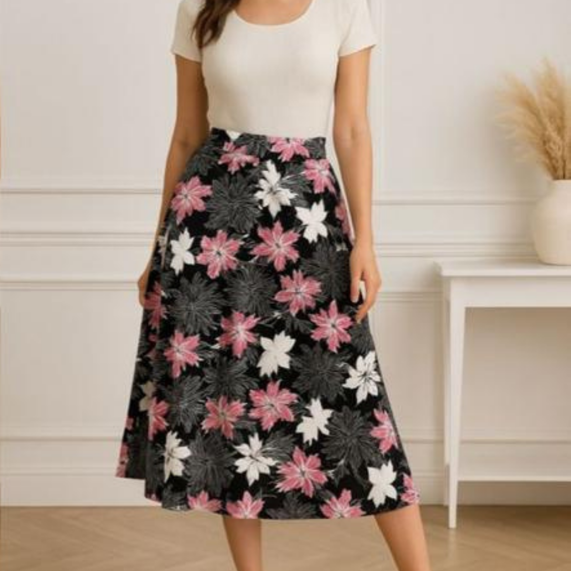 FALDA DAMA ESTAMPADA