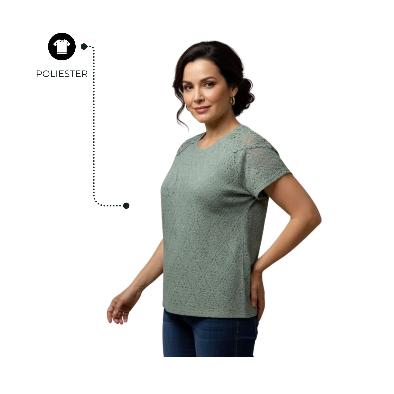 BLUSA DAMA SEÑORIAL