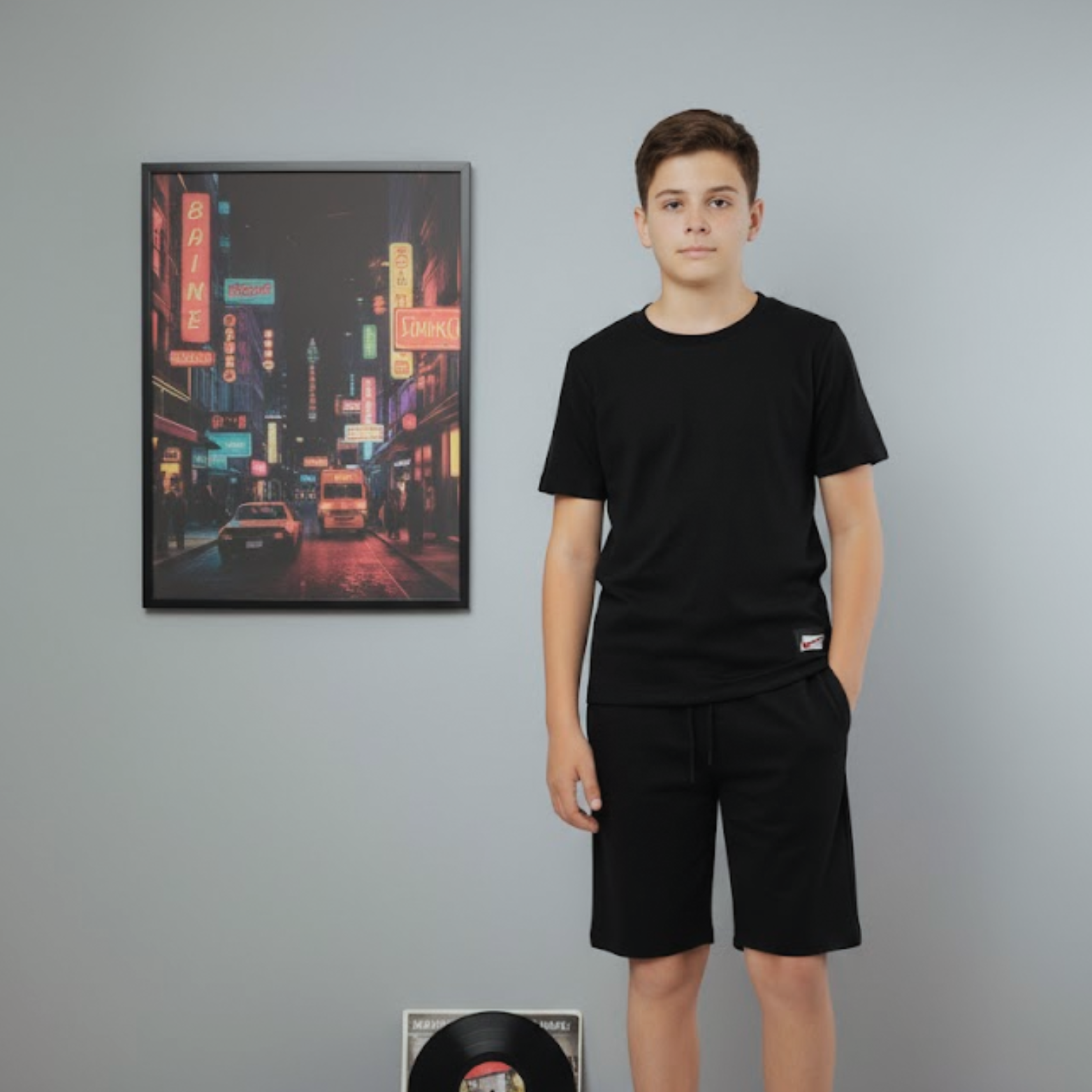 CONJUNTO NIÑO TELA GRABADA