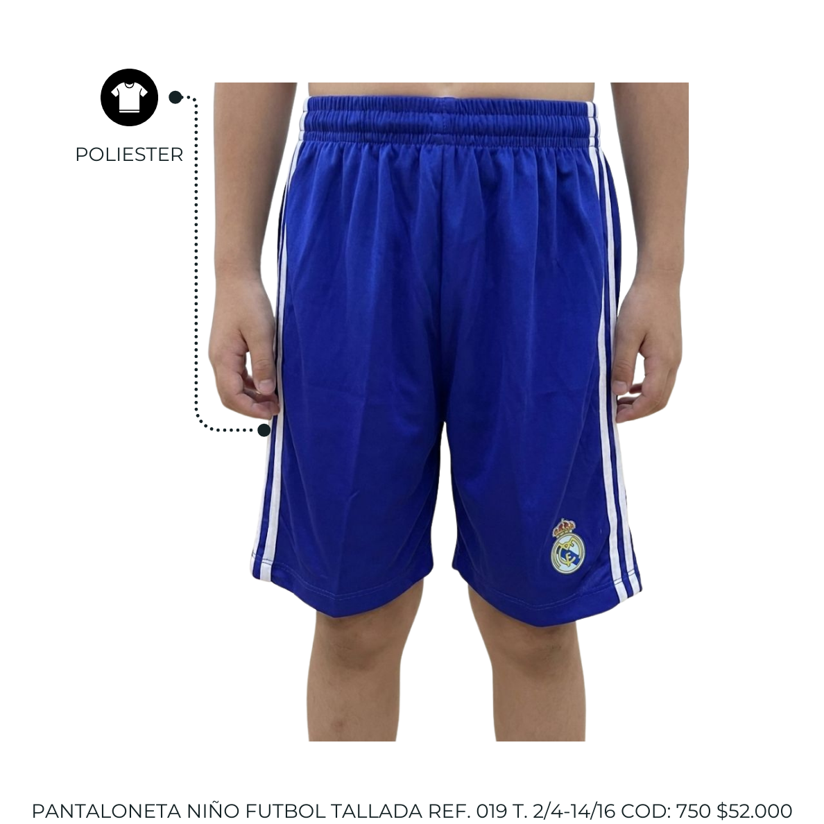 PANTALONETA NIÑO FUTBOL 