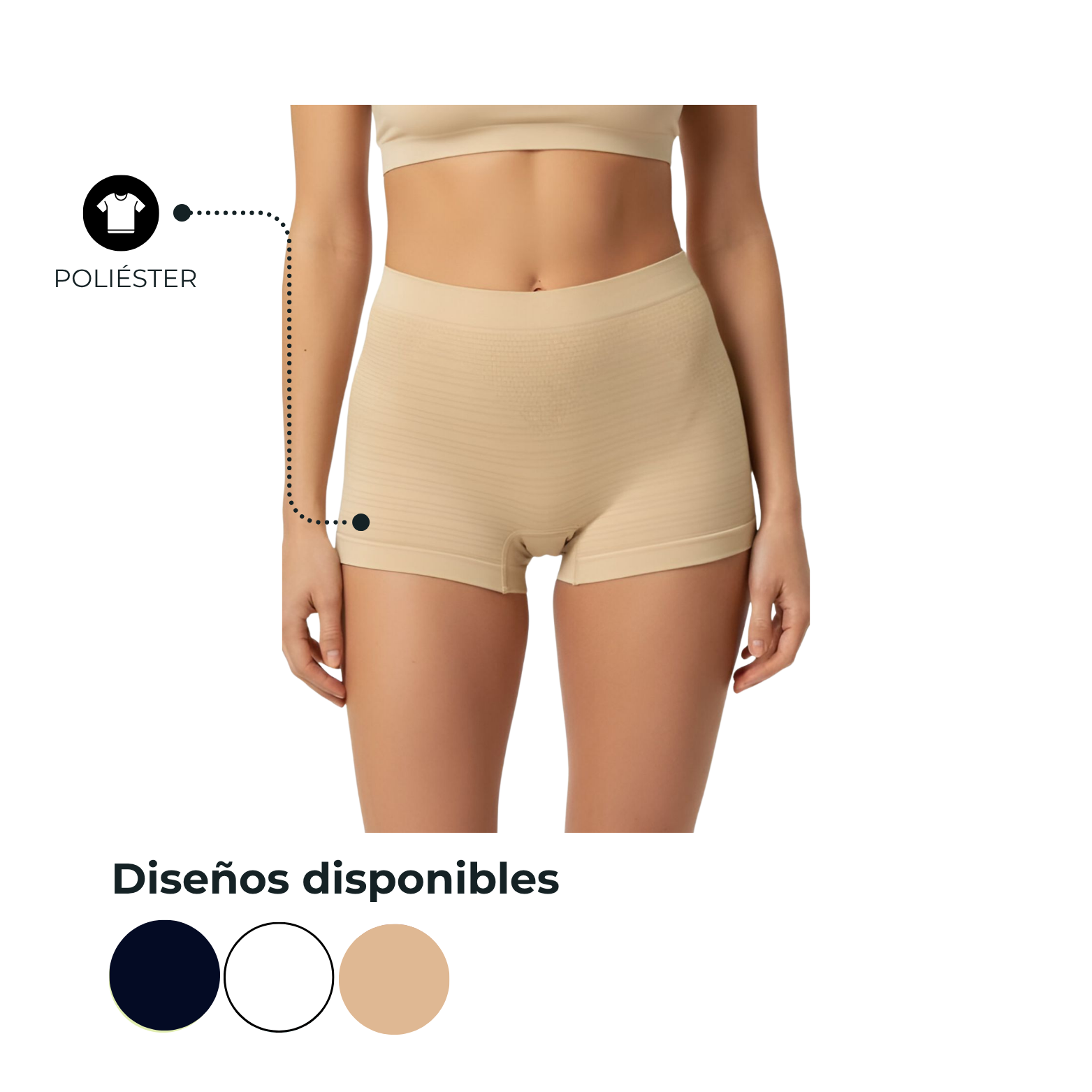 CACHETERO DAMA UNICOLOR