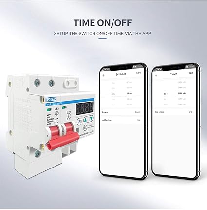 TOMZN TOB15-63 WIFI Circuit Breaker with Over and Under Voltage