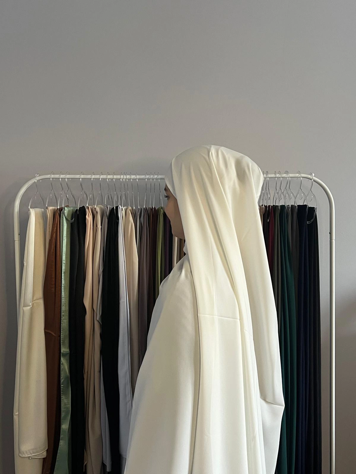 Hijab en Soie de Médine à enfiler