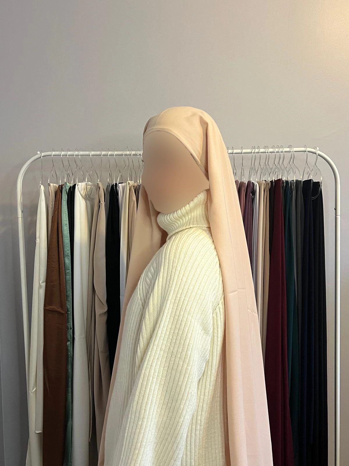 Hijab en Soie de Médine à enfiler