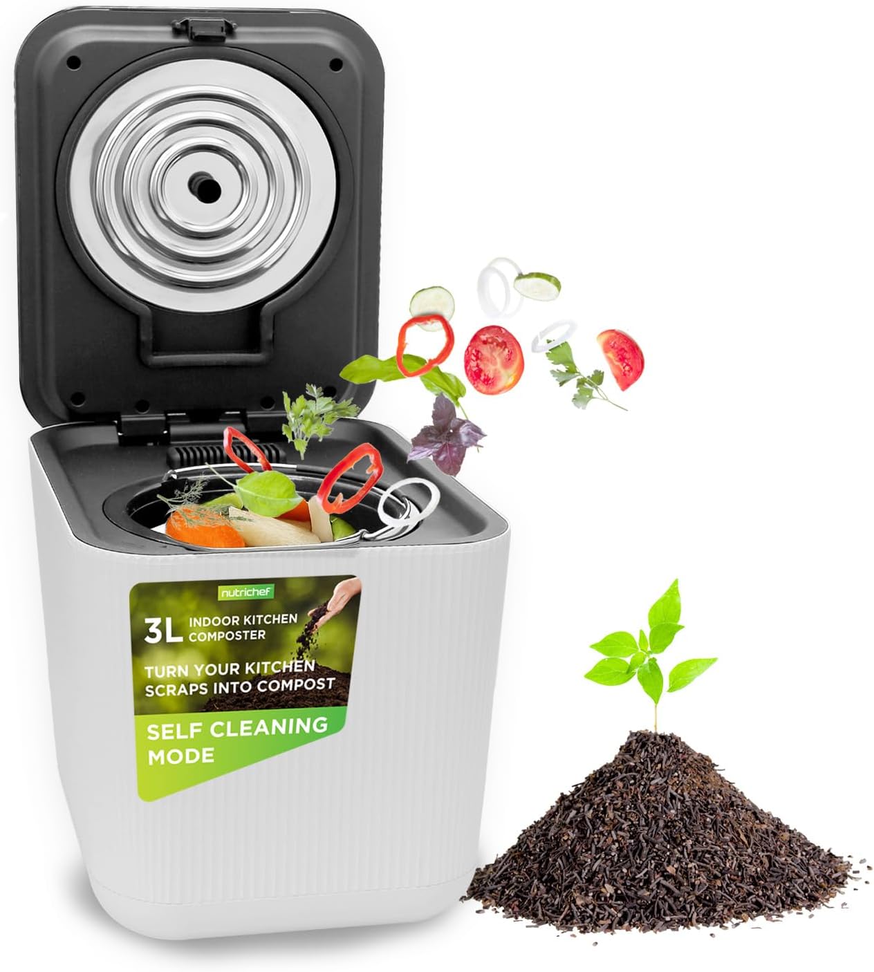 Indoor Kitchen Composter 3L