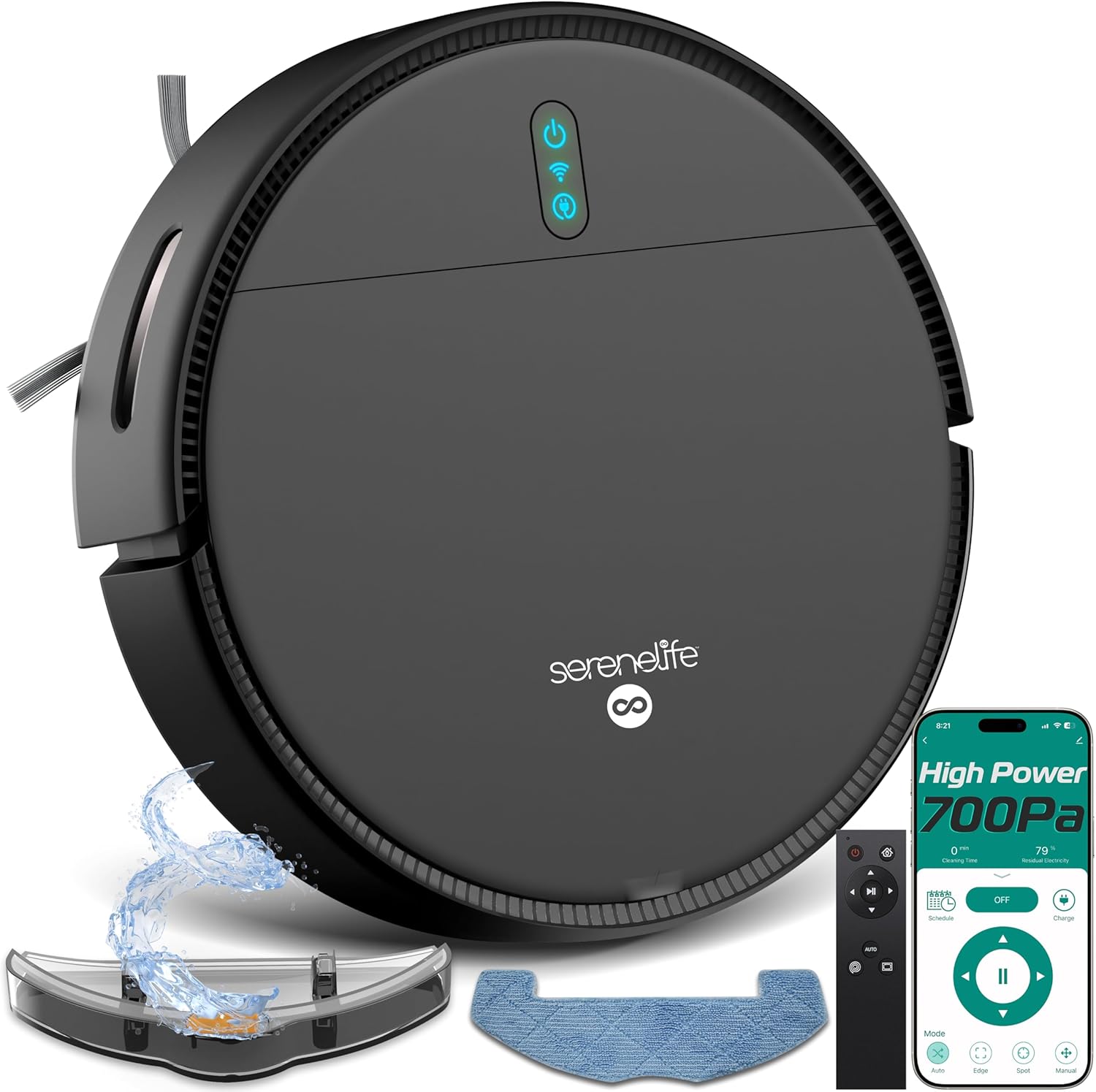 SereneLife Robot Vacuum Cleaner