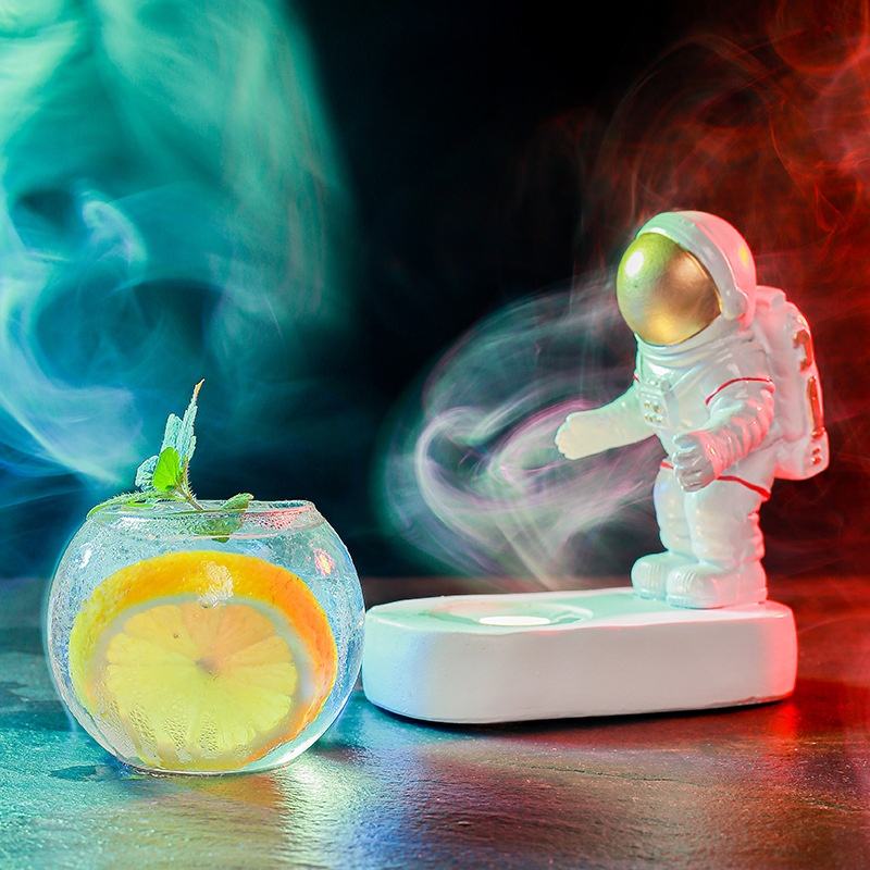 Astronaut Lemon Glass Night Light