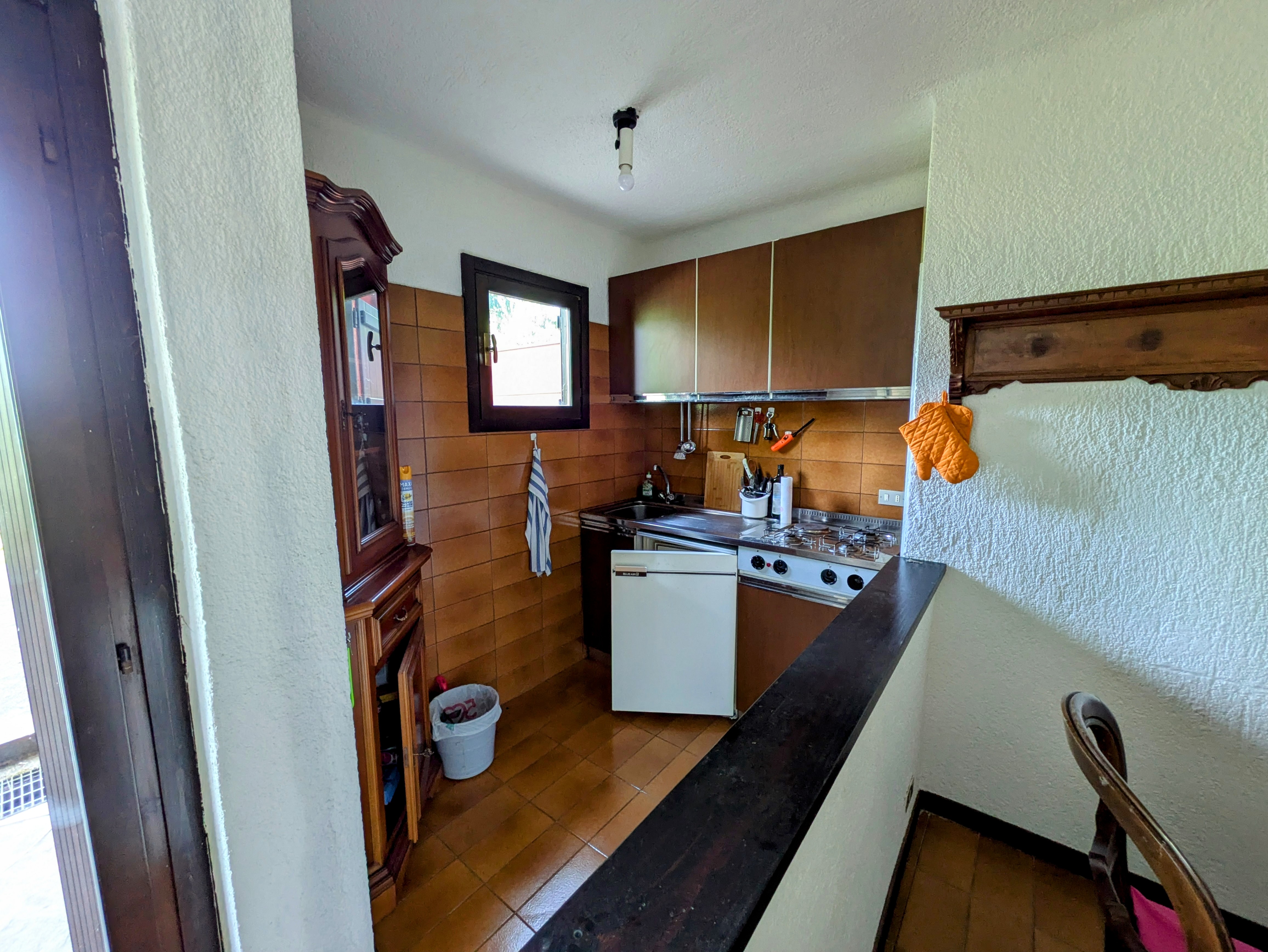 Bilocale con ampio cortile privato e box