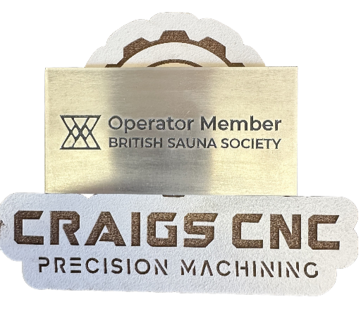 British Sauna Society Operator Member CNC‑Engraved Plaque