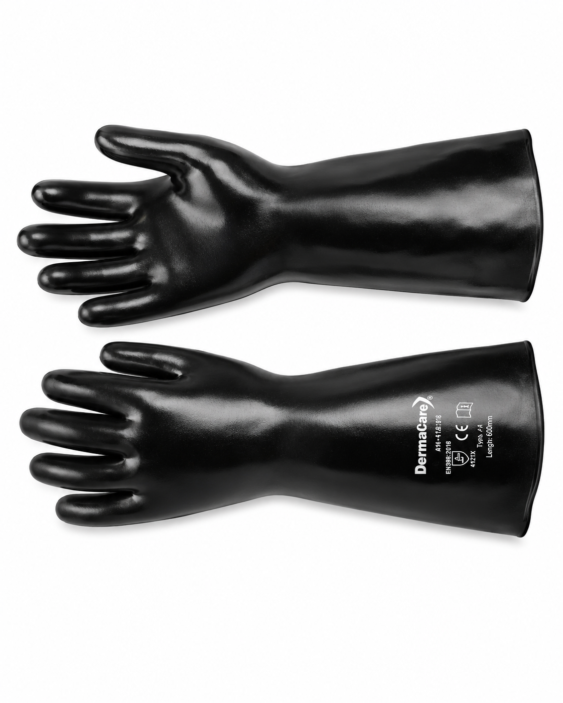 DermaCare 44-118 Black Multipurpose PVC Gloves