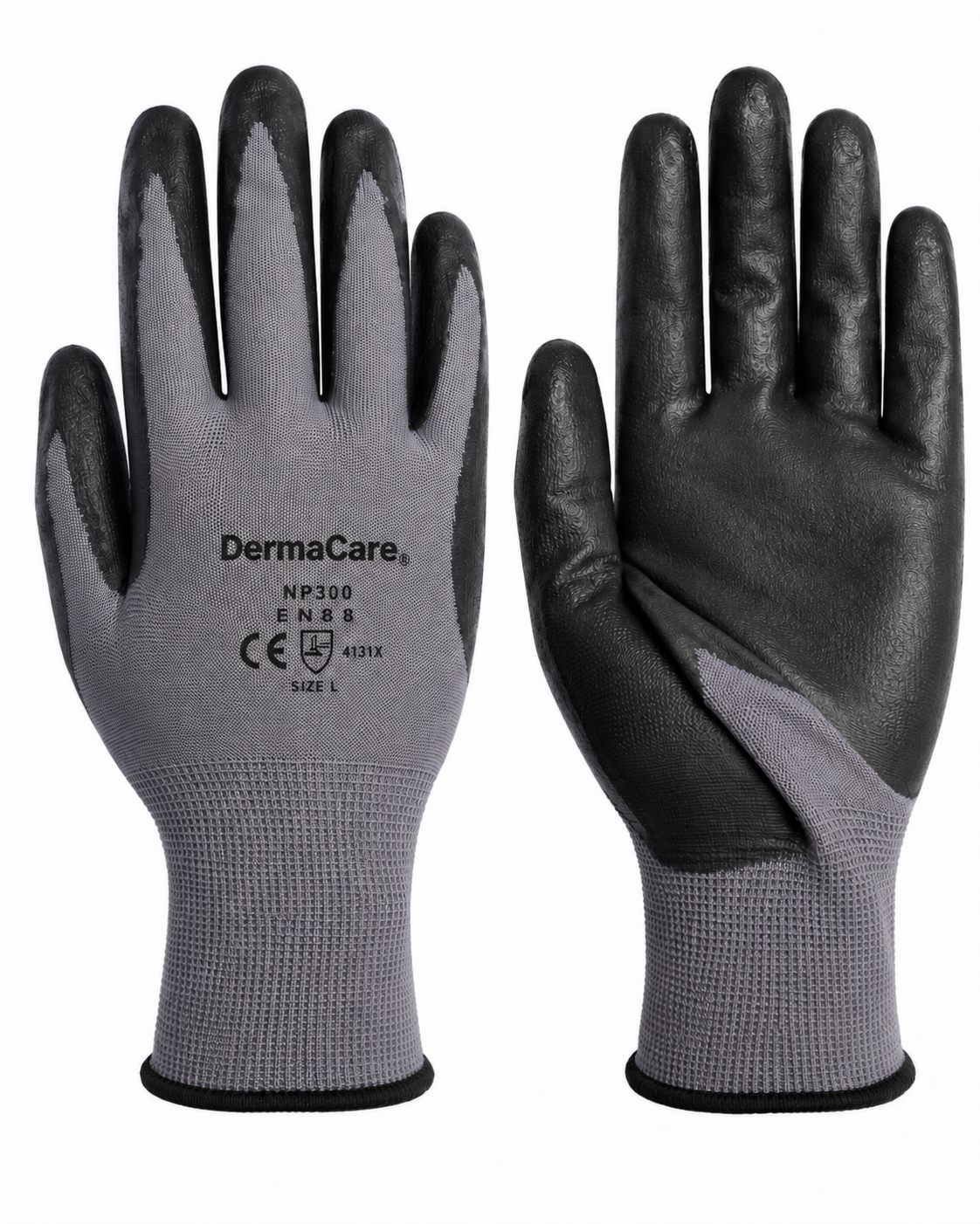 DermaCare 51-810 Polyester Gloves with Foamed Nitrile Coating