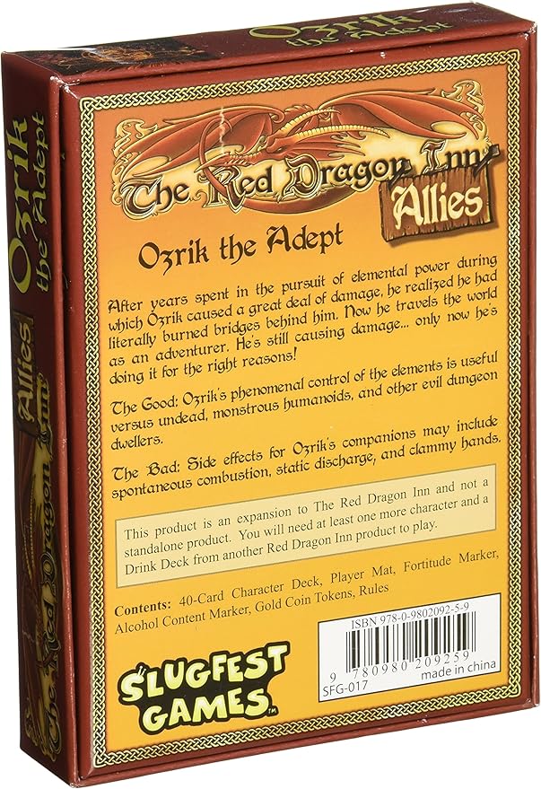 The Red Dragon Inn: Allies – Ozrik the Adept