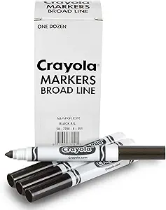 Crayola Broad Line Markers - Black