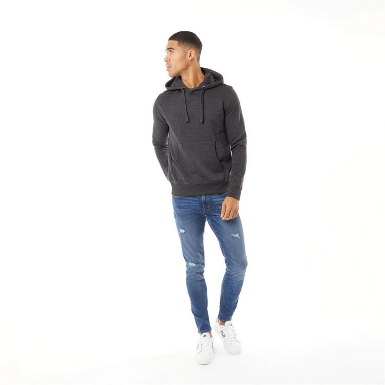 Fcuk Men Pullover Hoodie Charoal