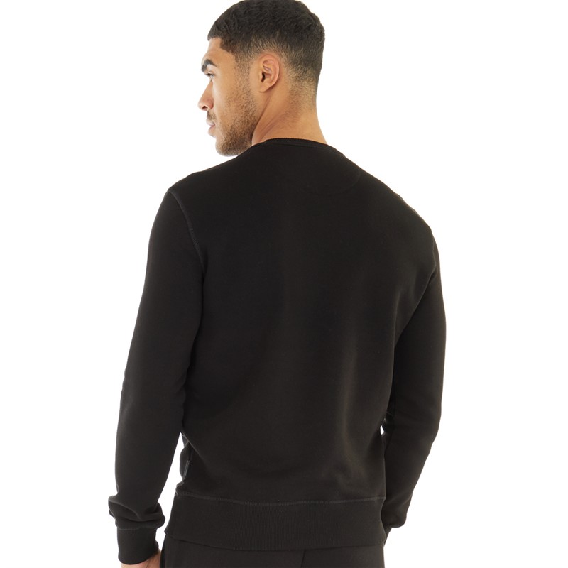 Mens Crew Neck Sweatshirt Black