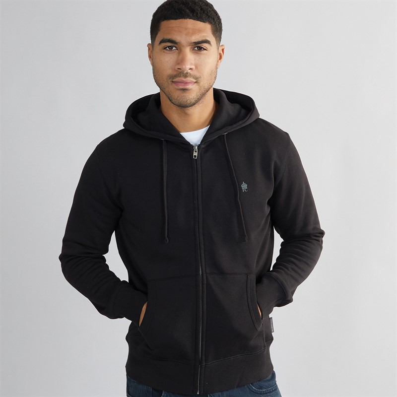  Mens Zip Hoodie Black/​Gunmetal