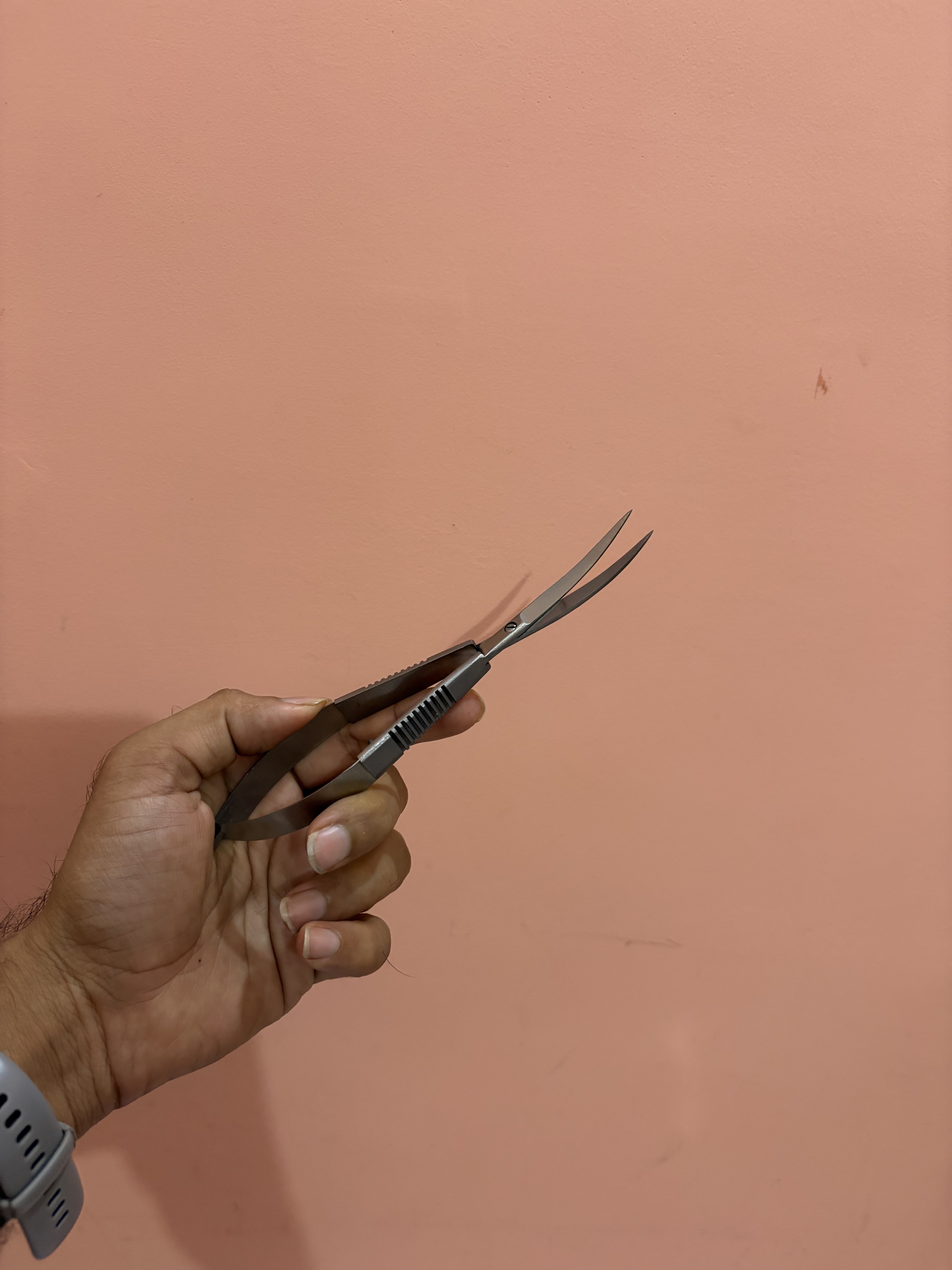 Curved Spring Scissors