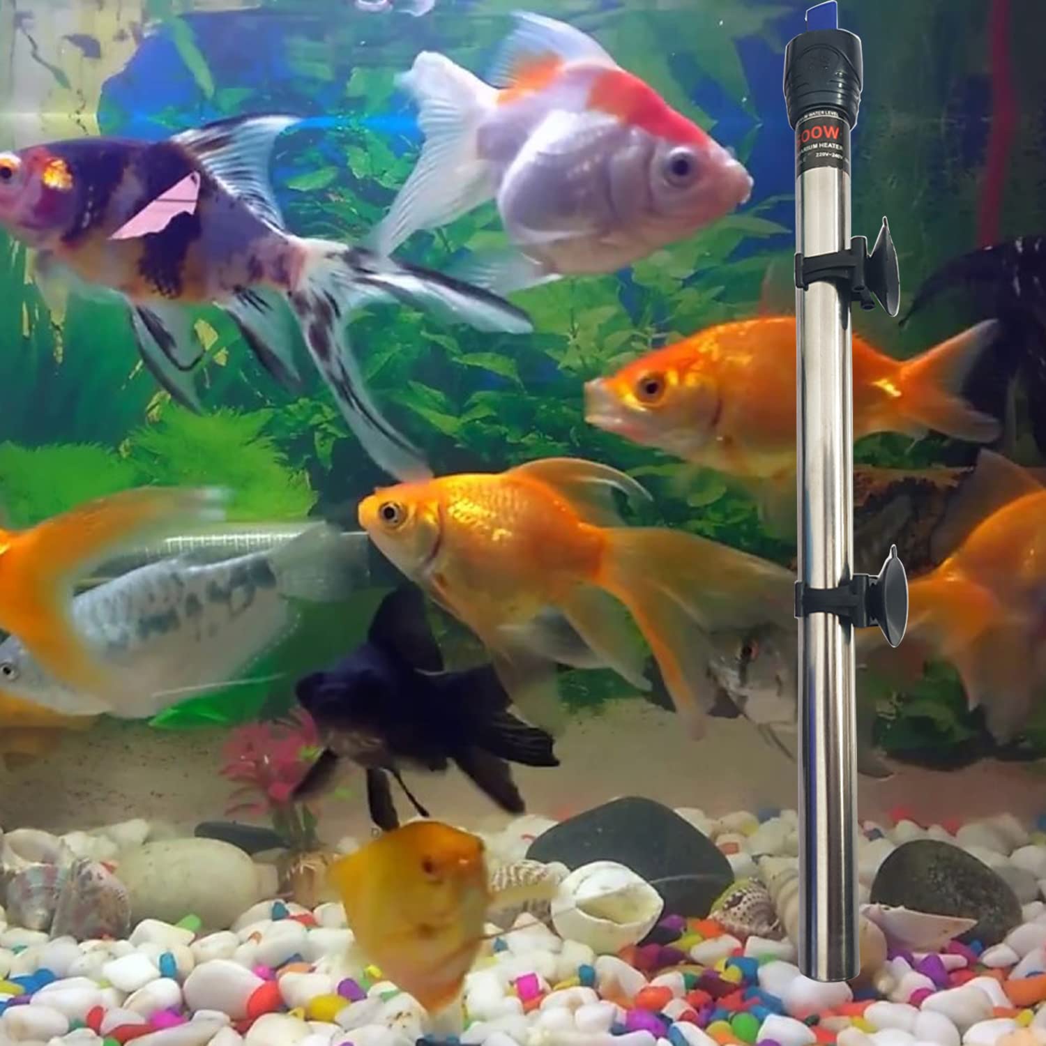 RS 300 Watt  Stainless Steel Rod Aquarium Fish Tank 