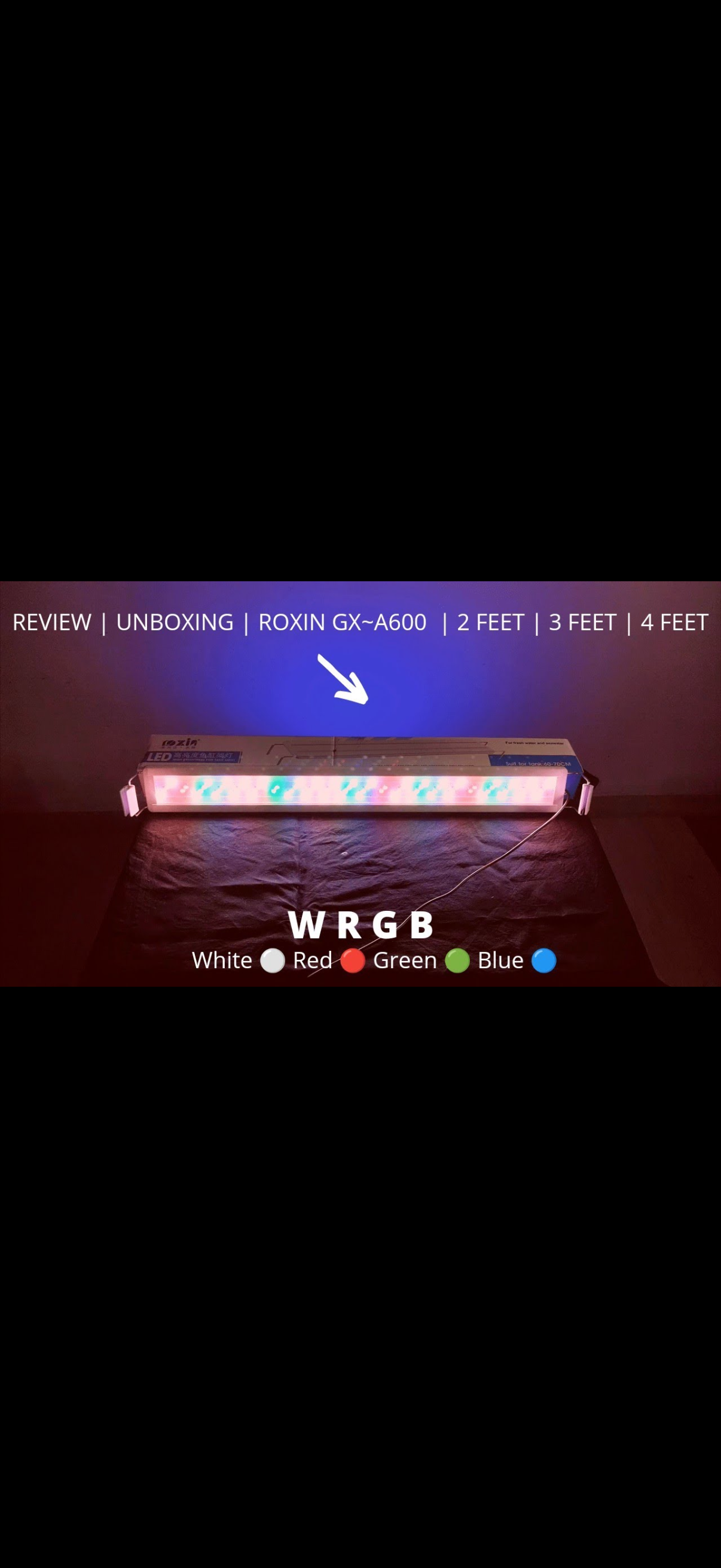 GX-A Series Aquarium LED Light | 2 ft