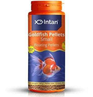 Intan Goldfish Pellets Small 55 gms