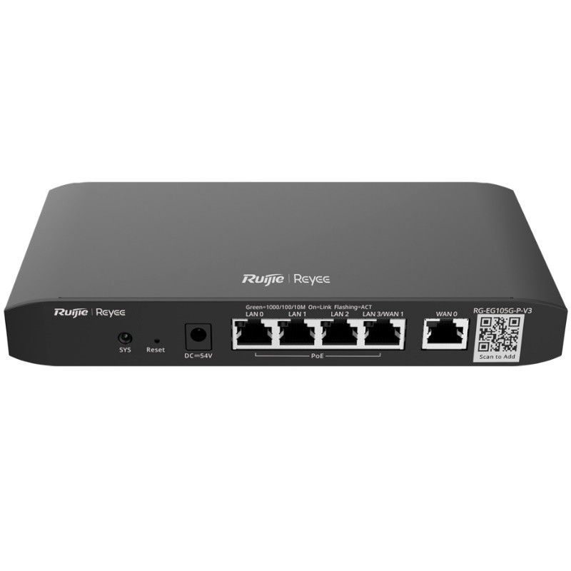Router PoE Reyee Controlador Gestionable