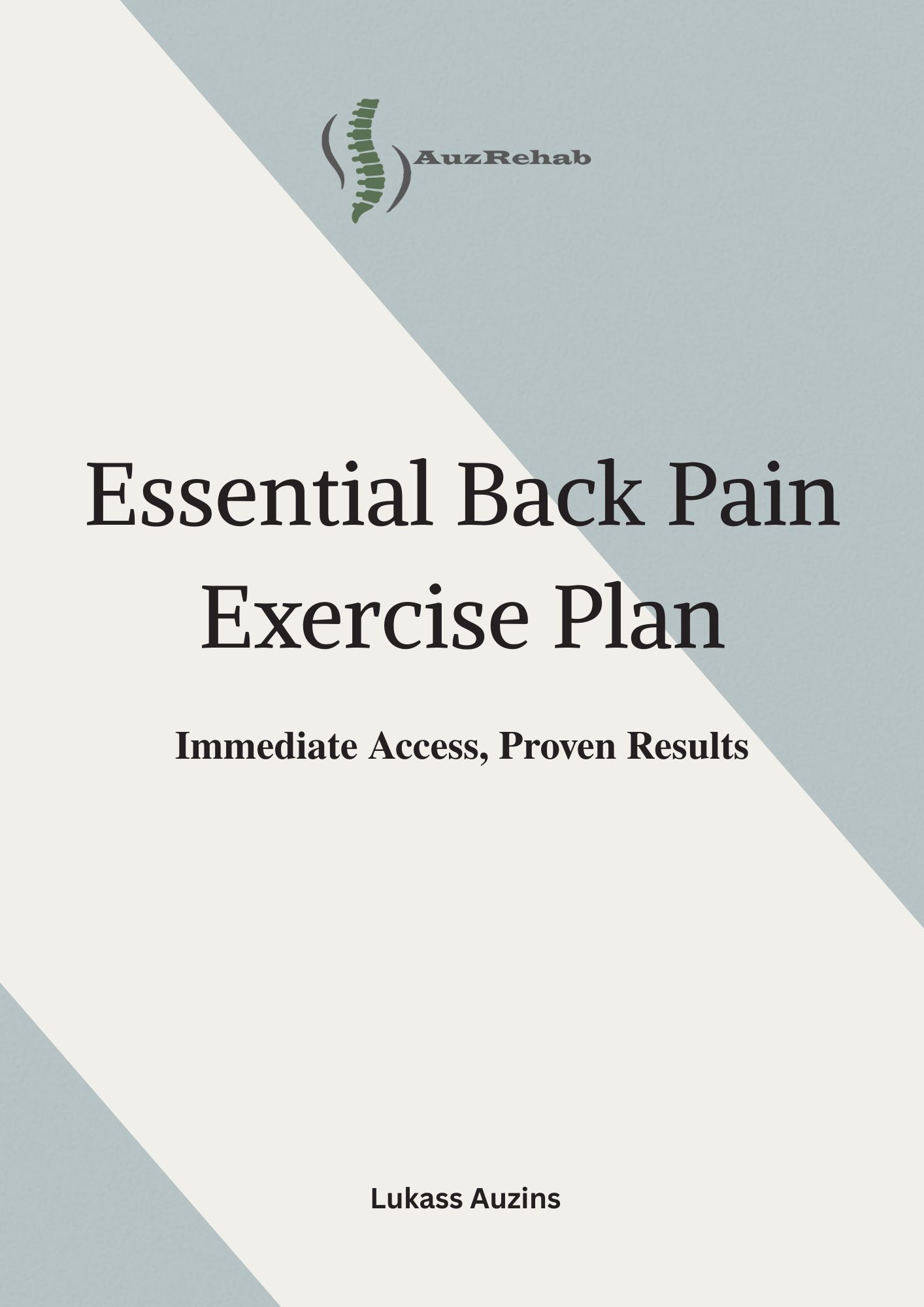 Essential Back Pain Exercise Plan