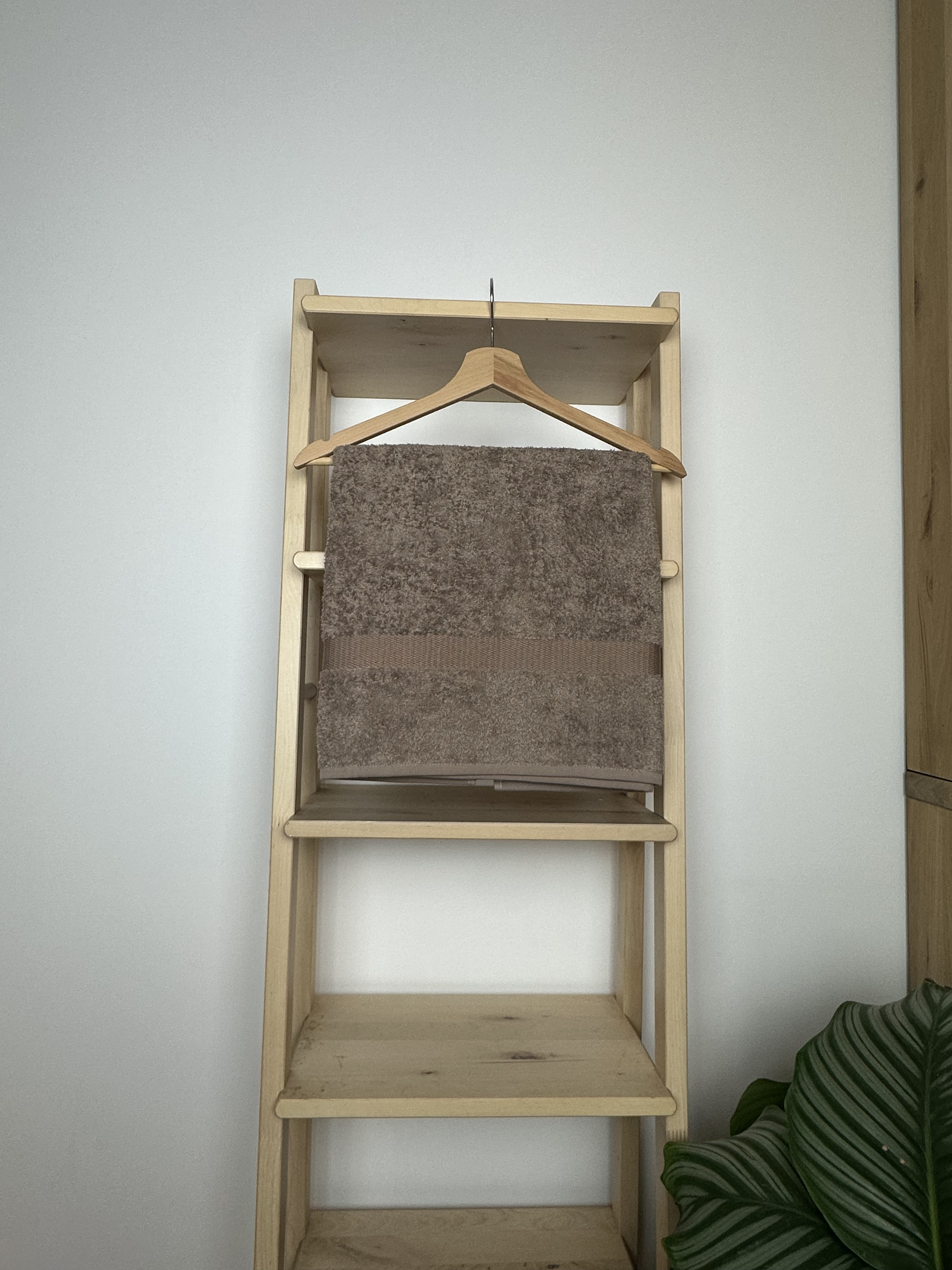 Gepersonaliseerde handdoek (70x140cm) - Taupe bruin