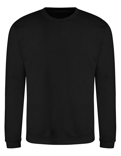 Gepersonaliseerde zwarte trui (zonder kap) - Kleine tekst (linkerborst + mouw)