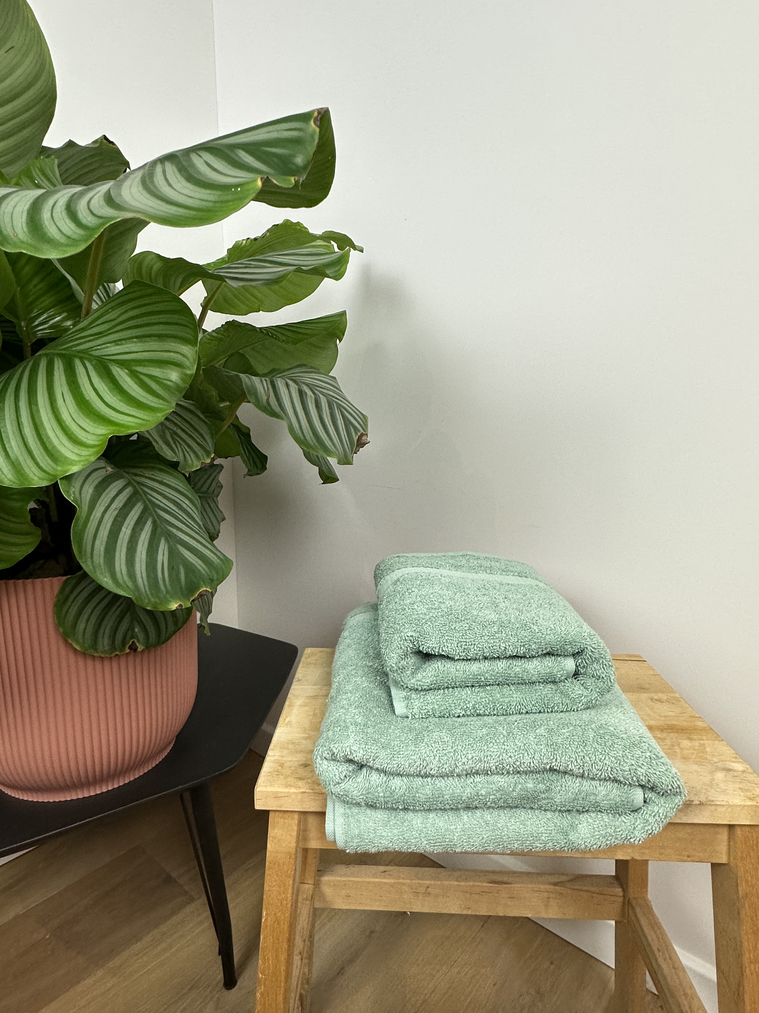 Gepersonaliseerde handdoekenset - Muntgroen