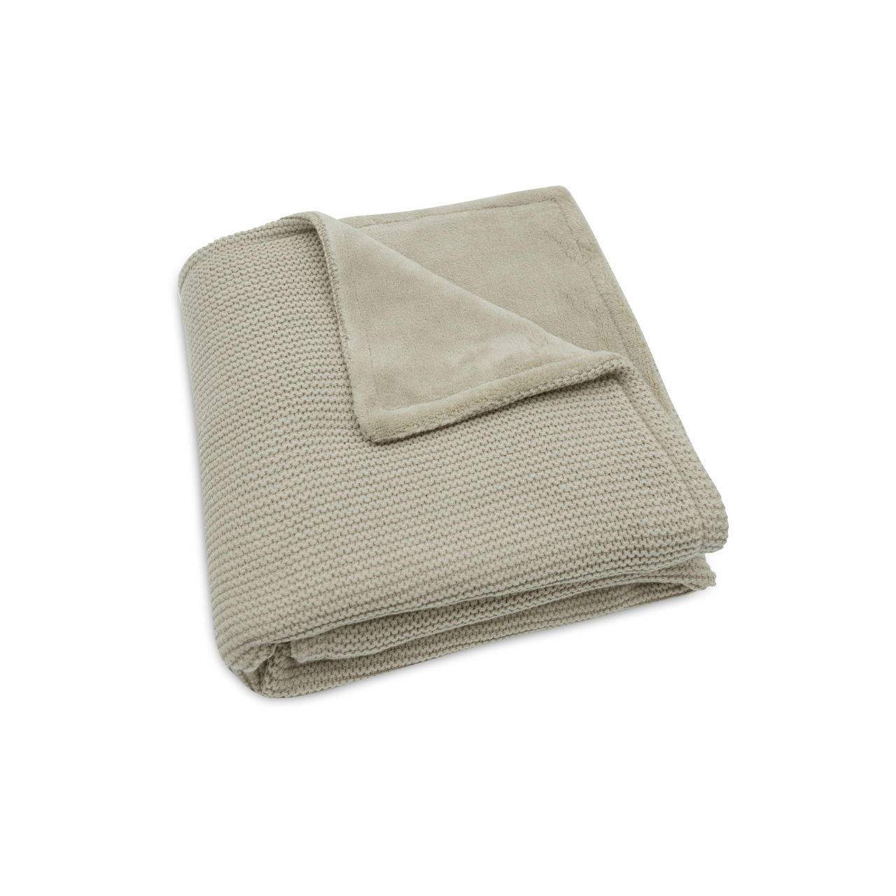 Gepersonaliseerd babydeken met fleece - Olijfgroen