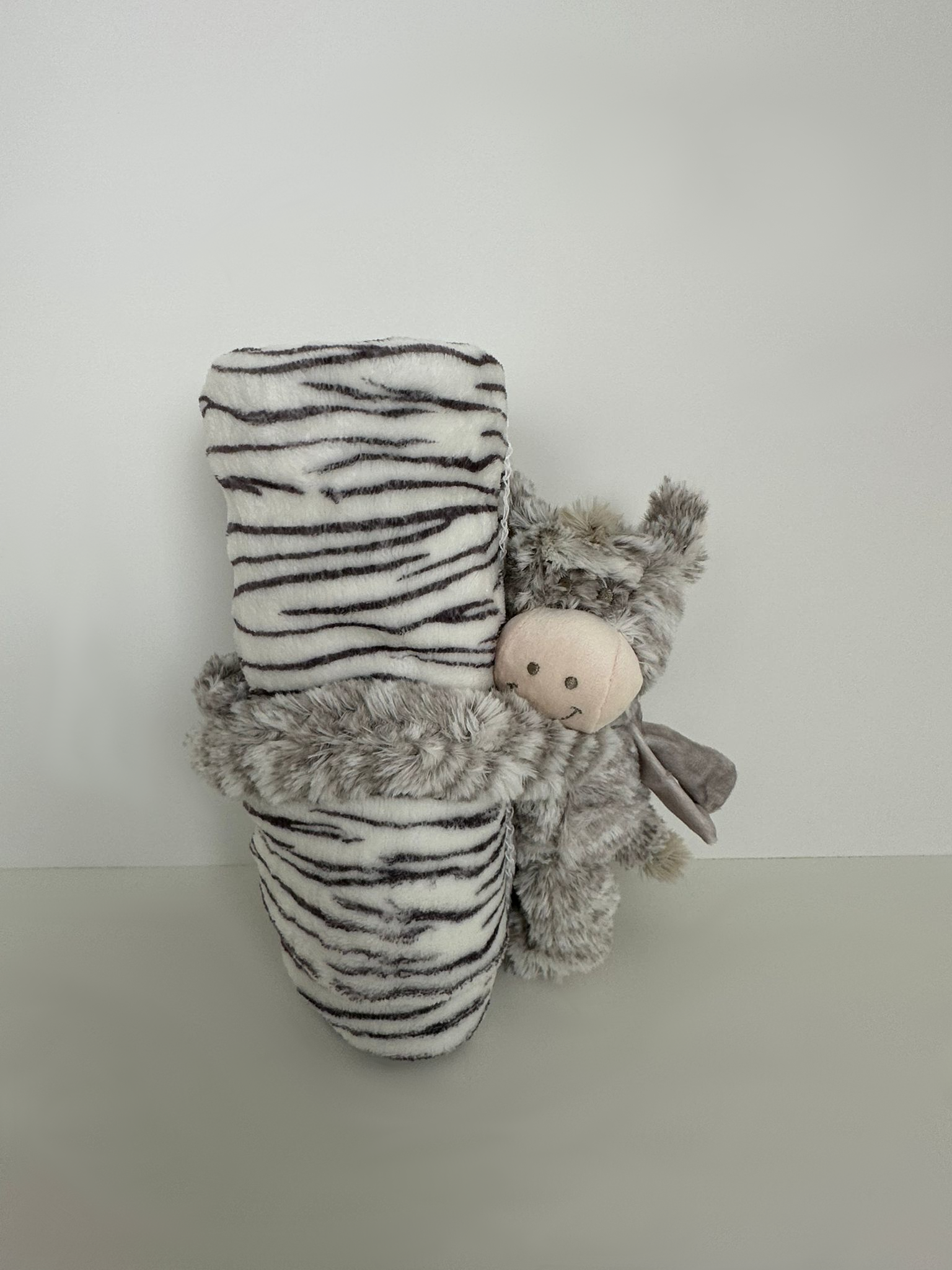 Gepersonaliseerd Fleece Babydekentje – Zebra