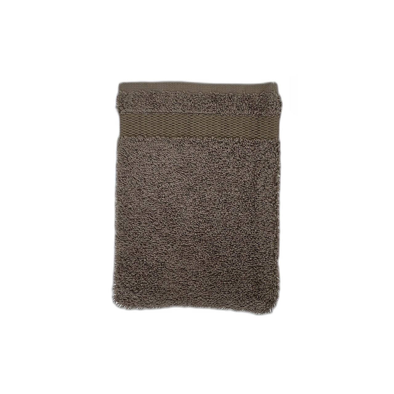 Gepersonaliseerd washandje - Taupe bruin