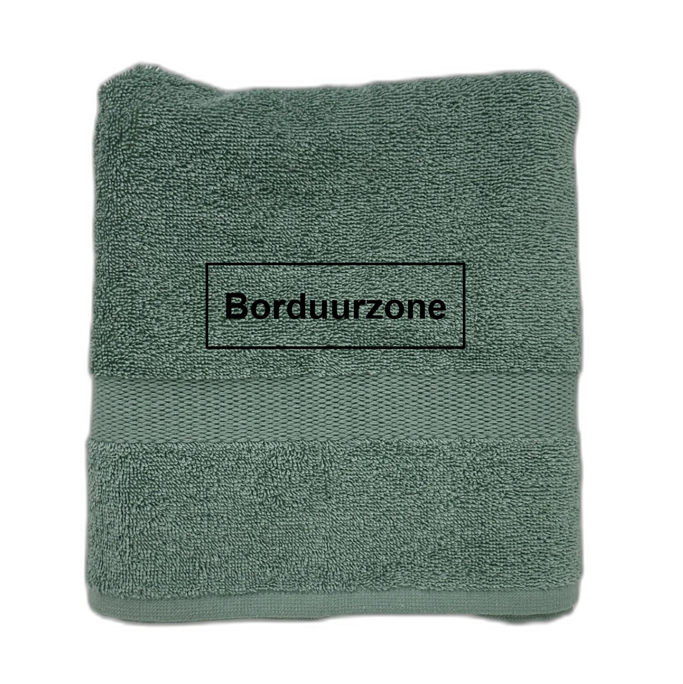 Gepersonaliseerde handdoek (50x100cm) - Muntgroen