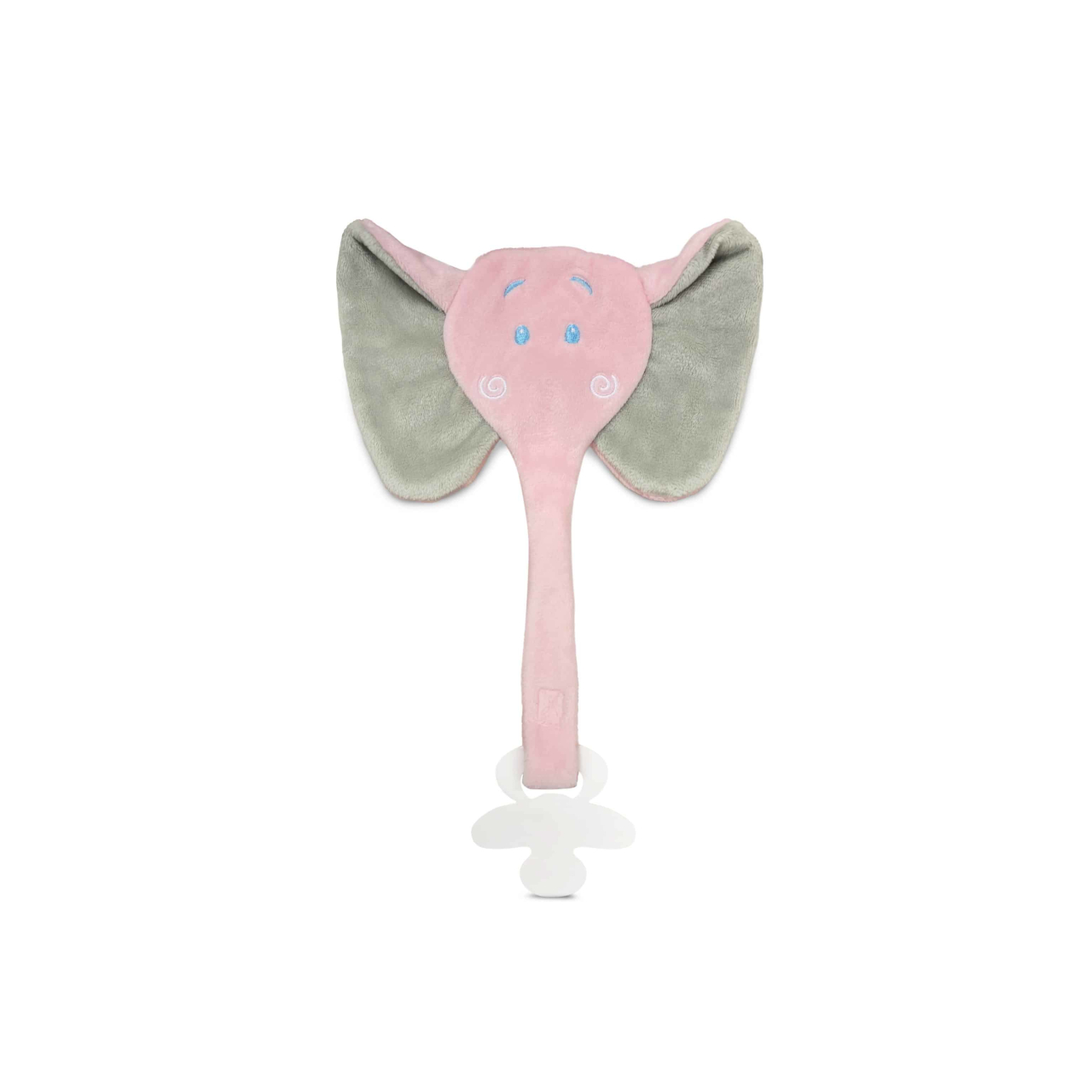 Gepersonaliseerd fopspeendoekje - Olifant roze