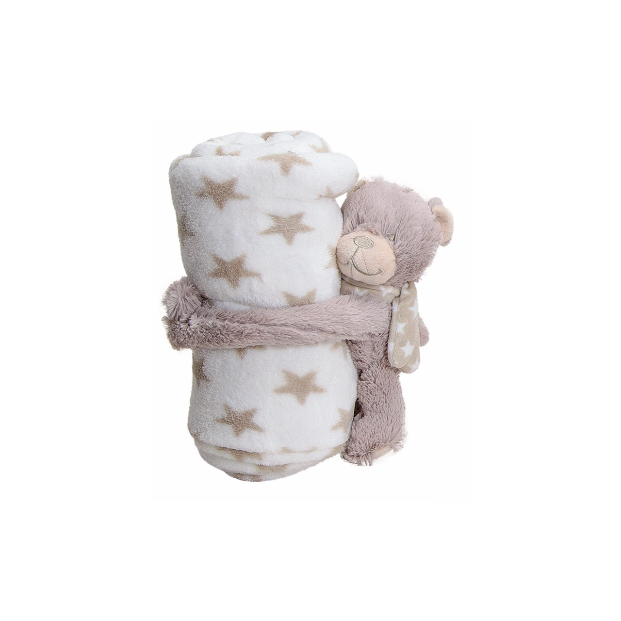 Gepersonaliseerd Fleece Babydekentje – Beer