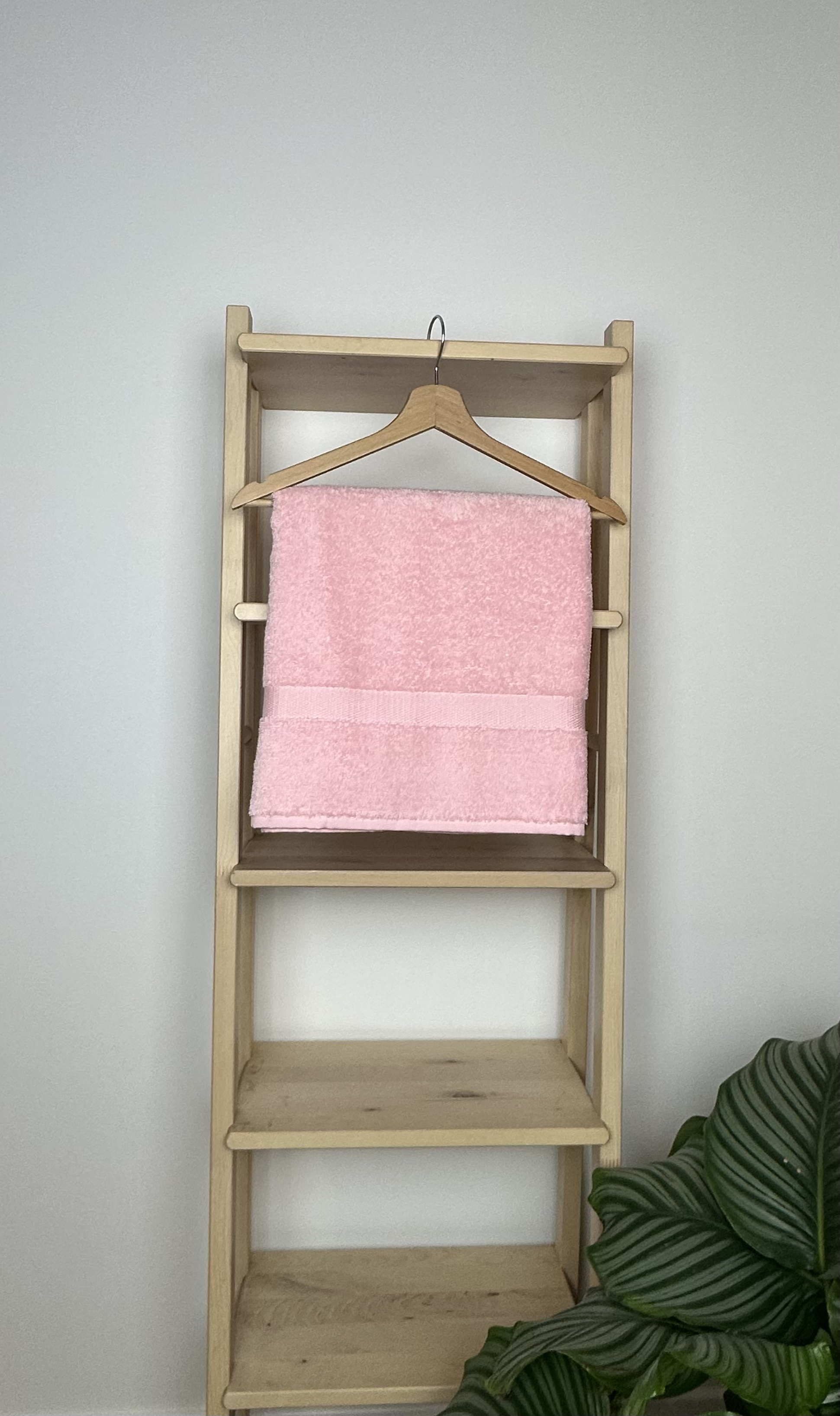 Gepersonaliseerde handdoek (70x140cm) - Pastelroze