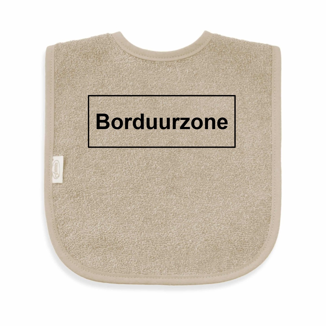 Gepersonaliseerd slabbetje - Beige