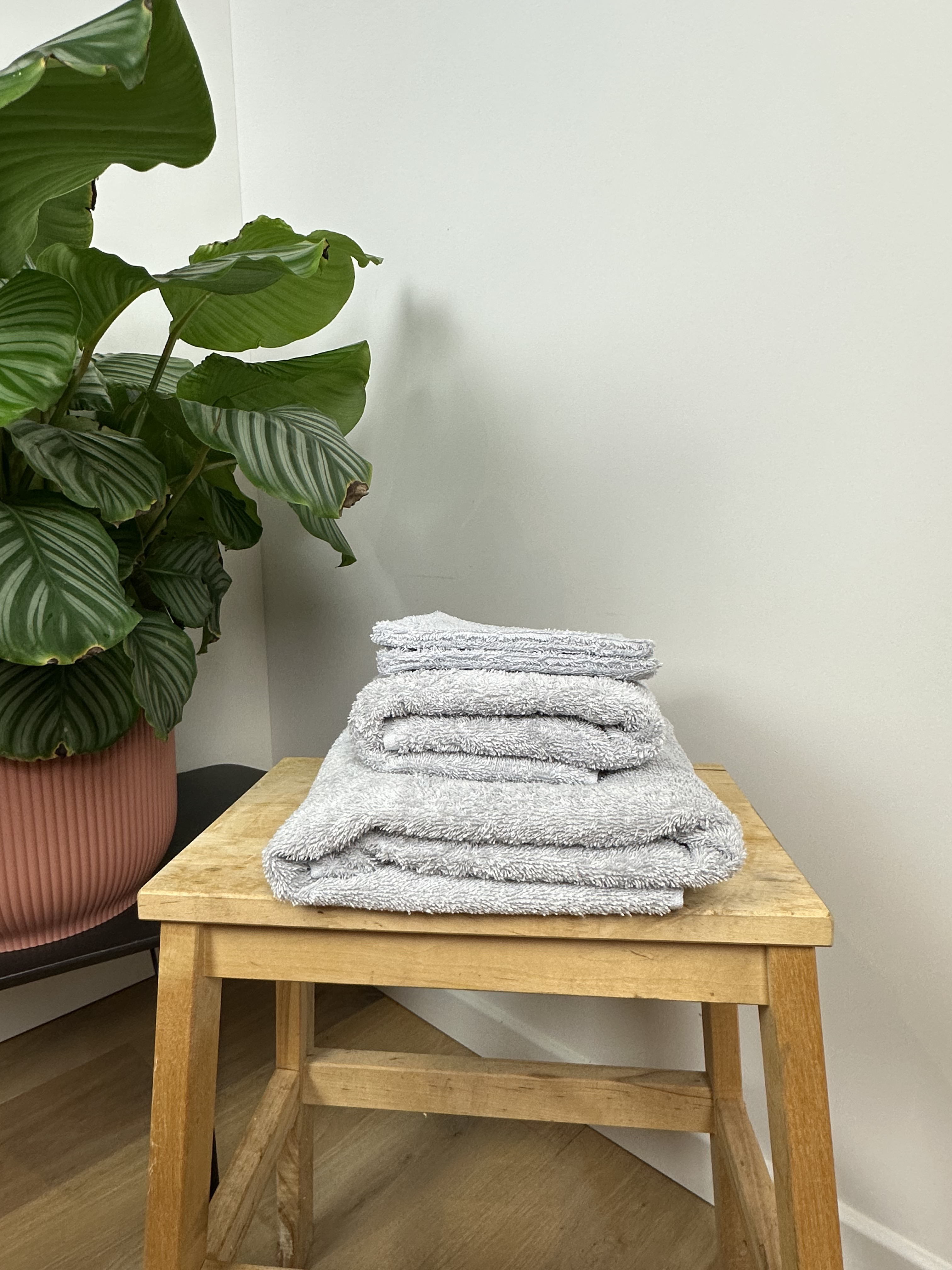 Gepersonaliseerde handdoekenset - Zilvergrijs