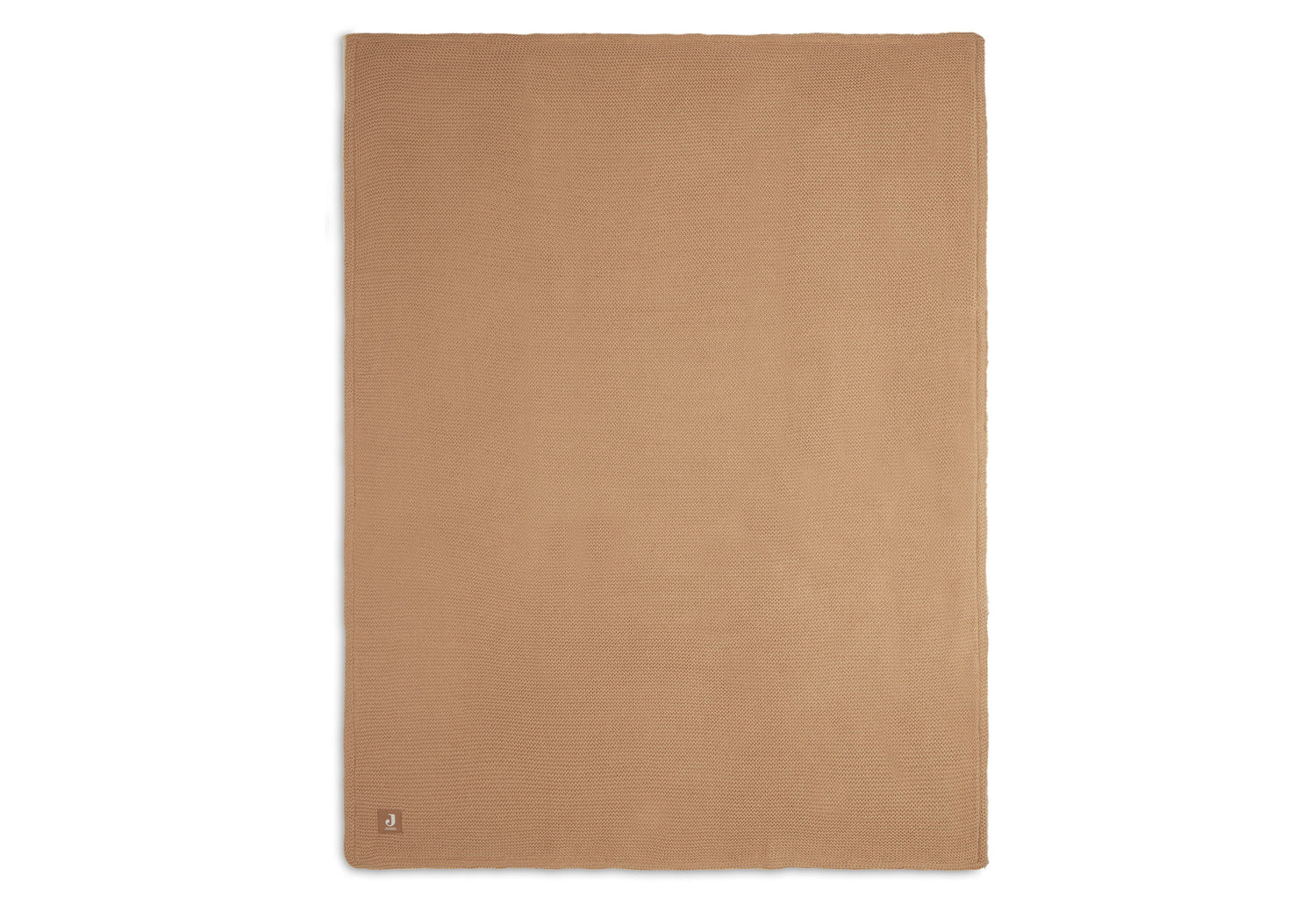 Gepersonaliseerd babydeken met fleece - Caramel beige