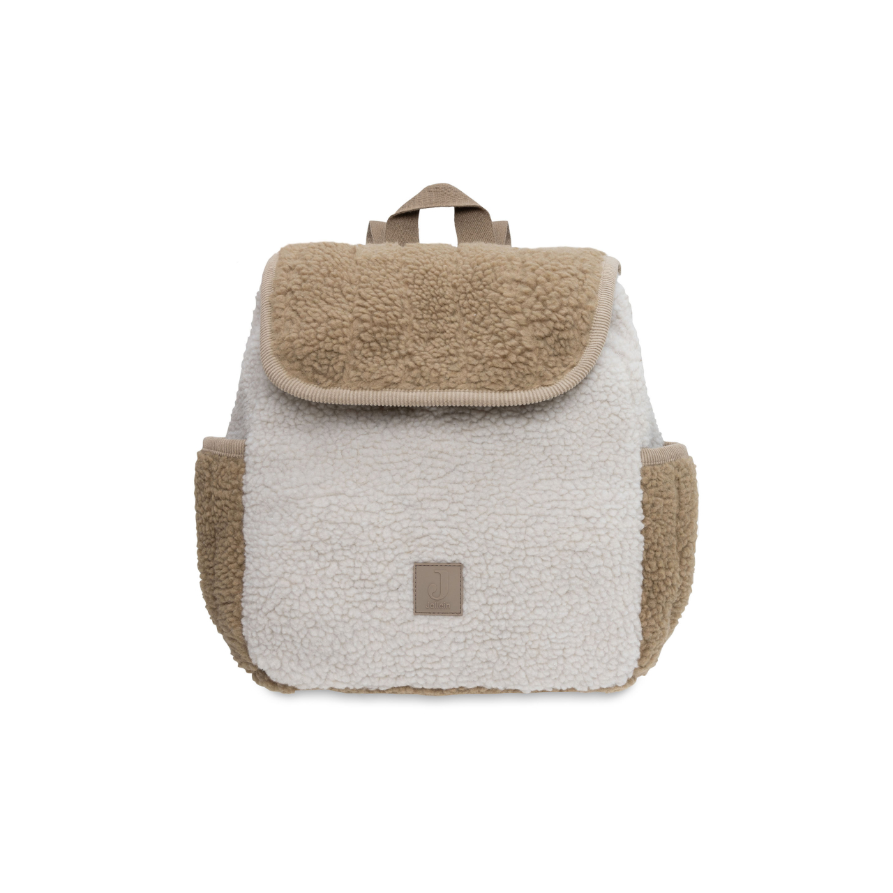 Gepersonaliseerd rugtasje - Beige/wit