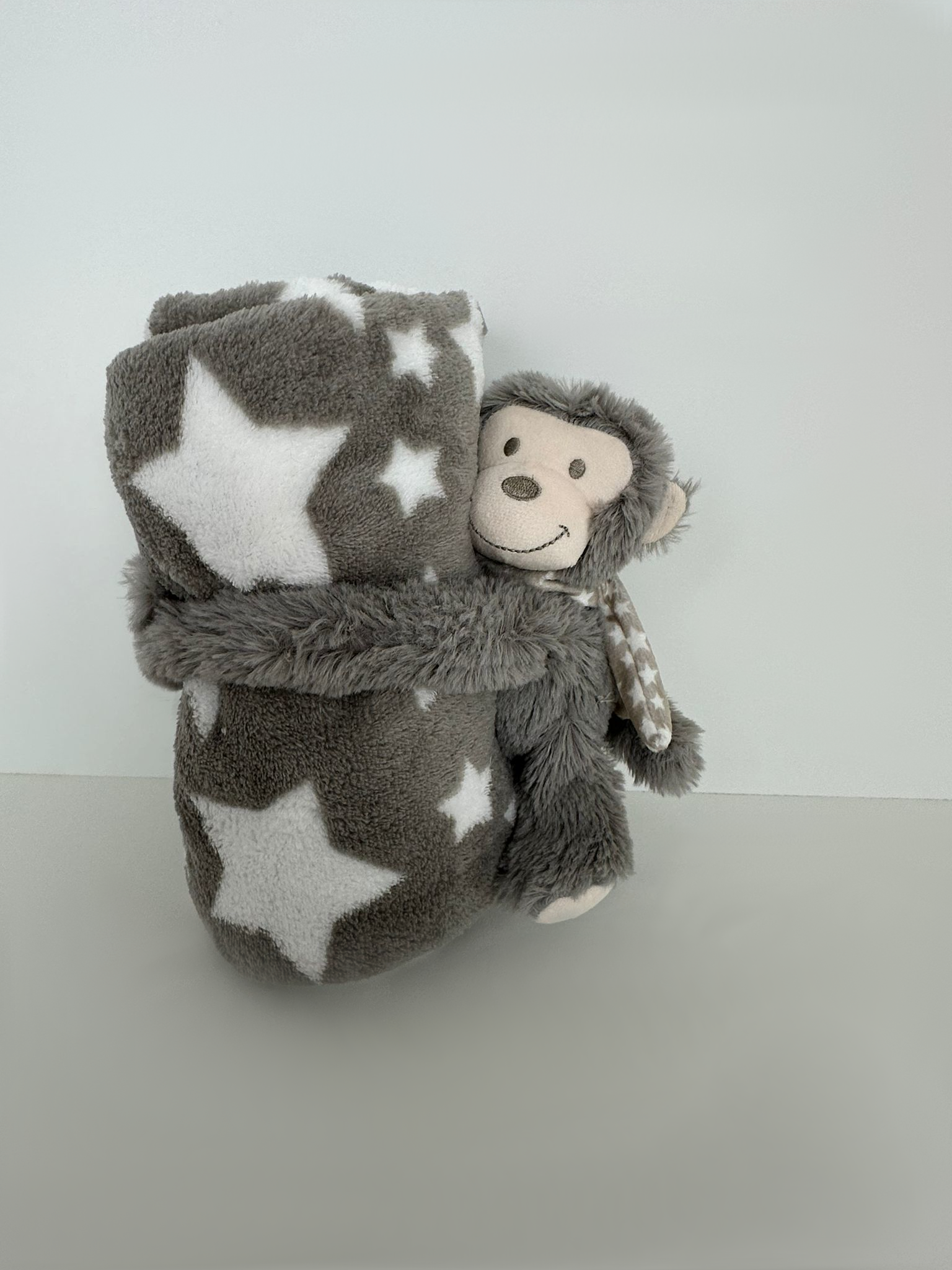 Gepersonaliseerd Fleece Babydekentje – Aap