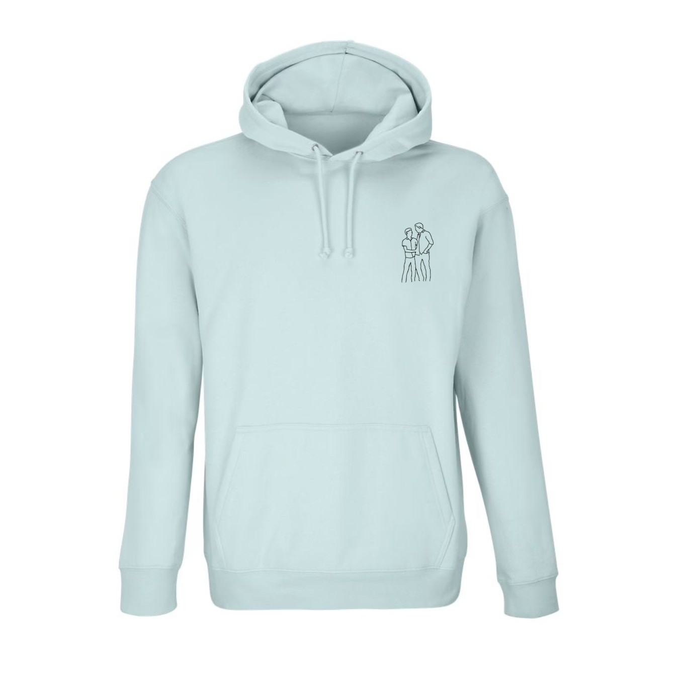 Gepersonaliseerde sweater (verschillende kleuren) - Kleine lijntekening