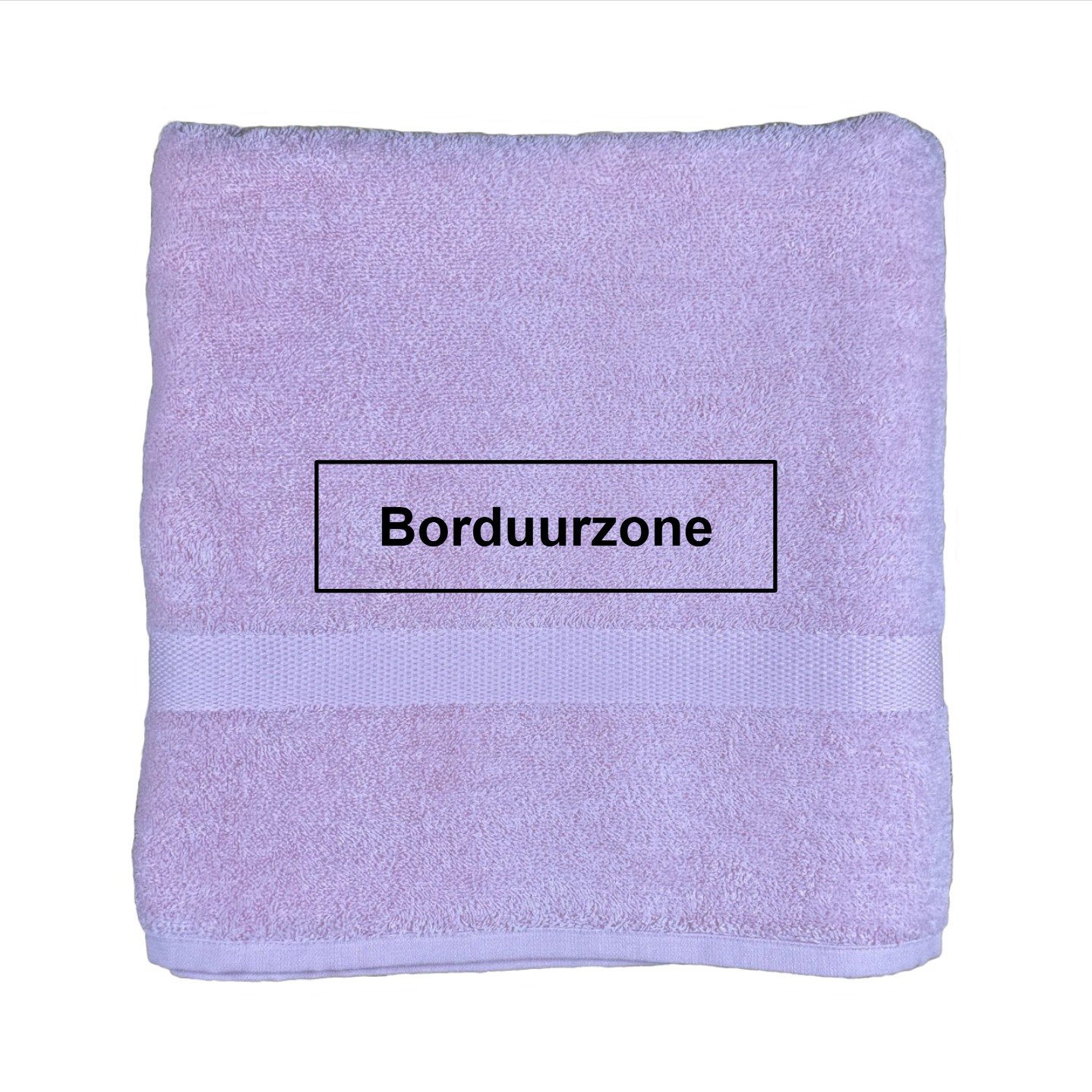 Gepersonaliseerde handdoek (70x140cm) - Pastelroze
