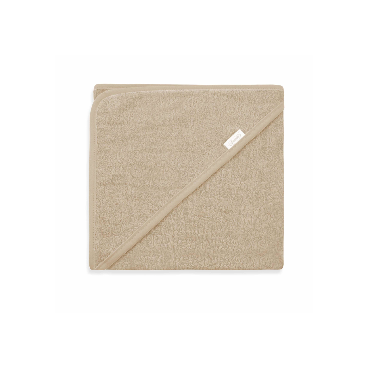 Gepersonaliseerde badcape - Beige (100x100 cm)
