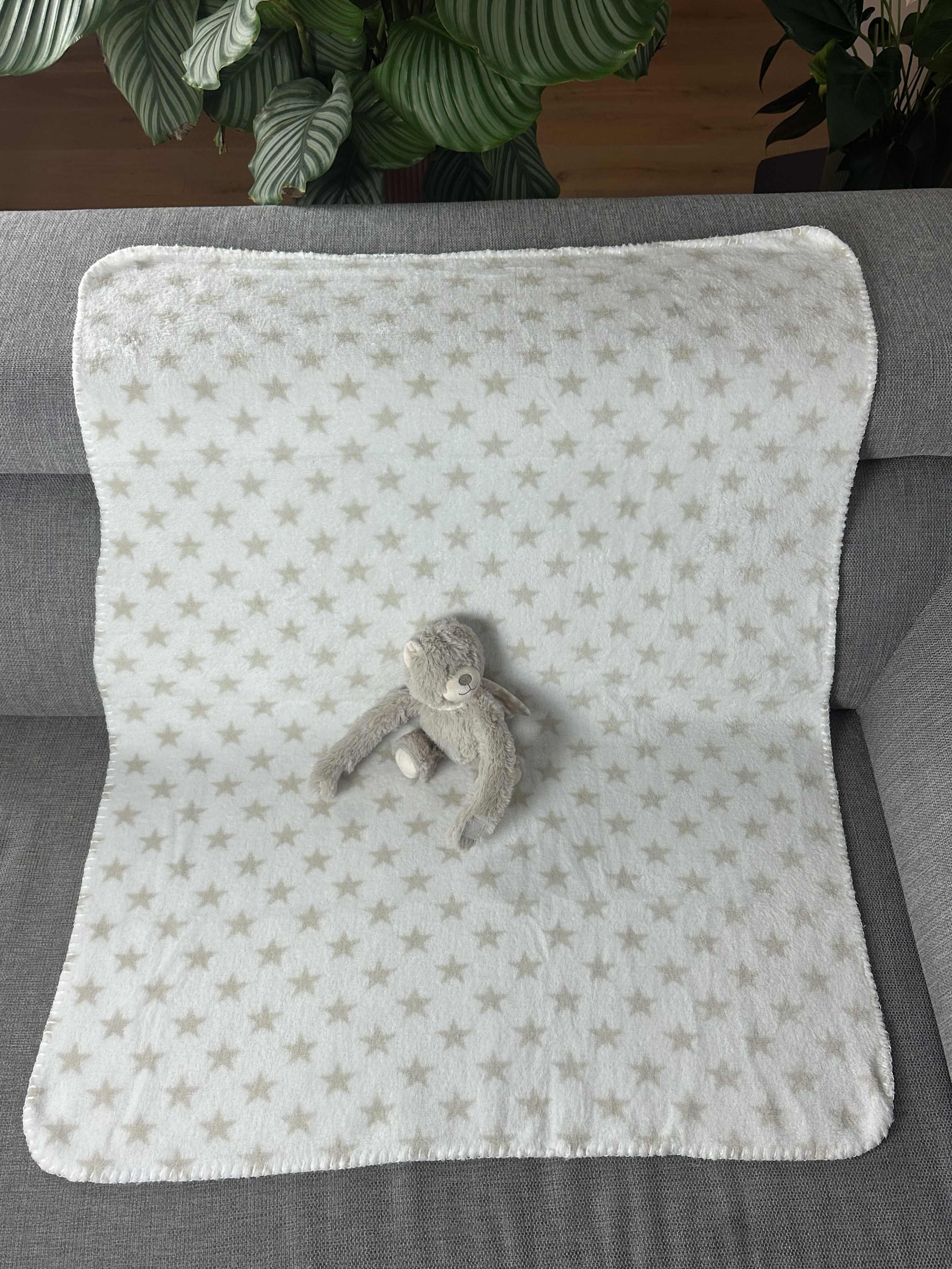 Gepersonaliseerd Fleece Babydekentje – Beer