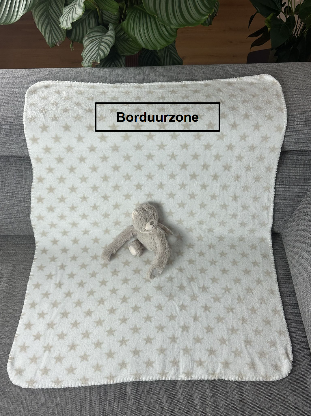 Gepersonaliseerd Fleece Babydekentje – Beer