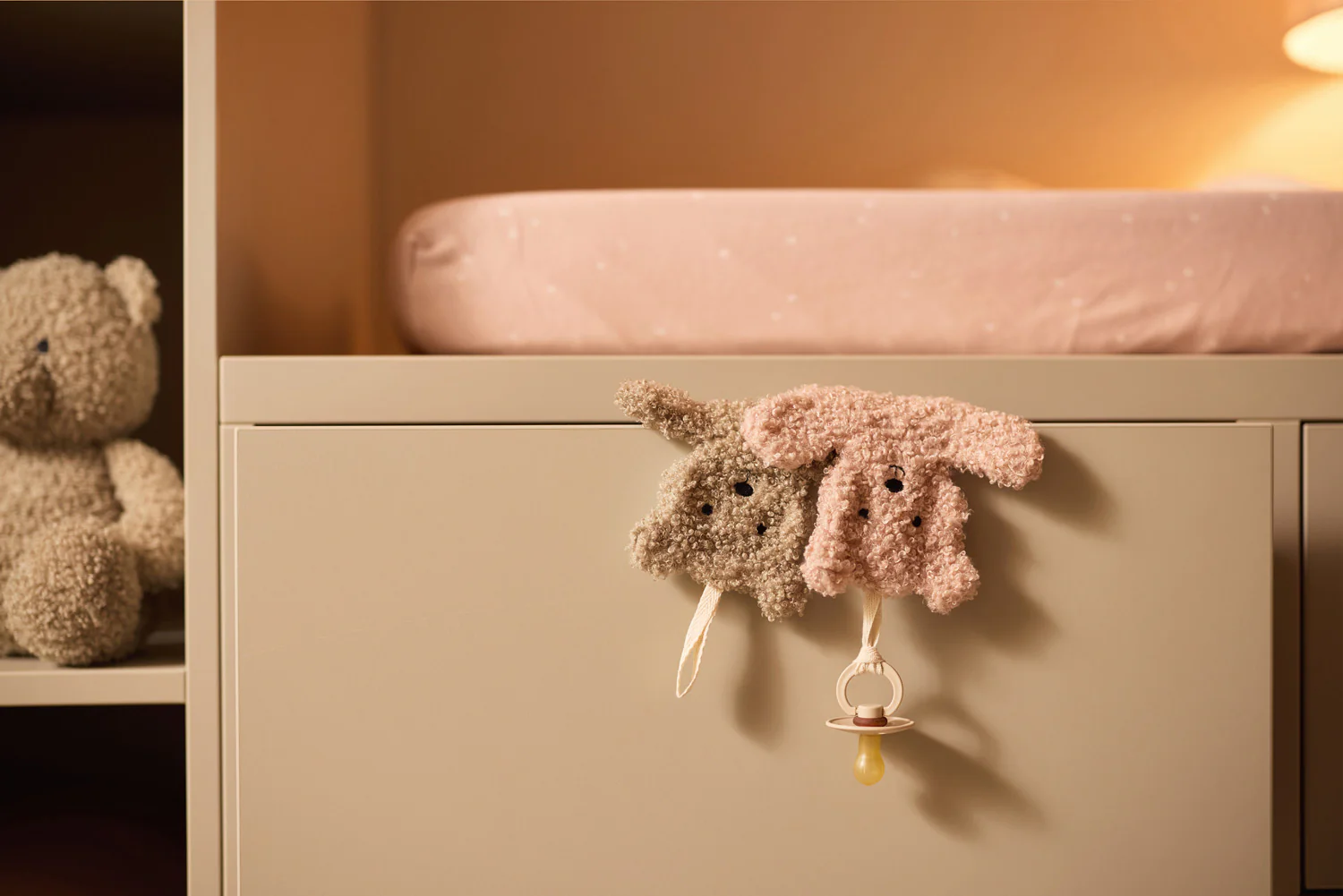 Gepersonaliseerd fopspeendoekje - Beertje blush