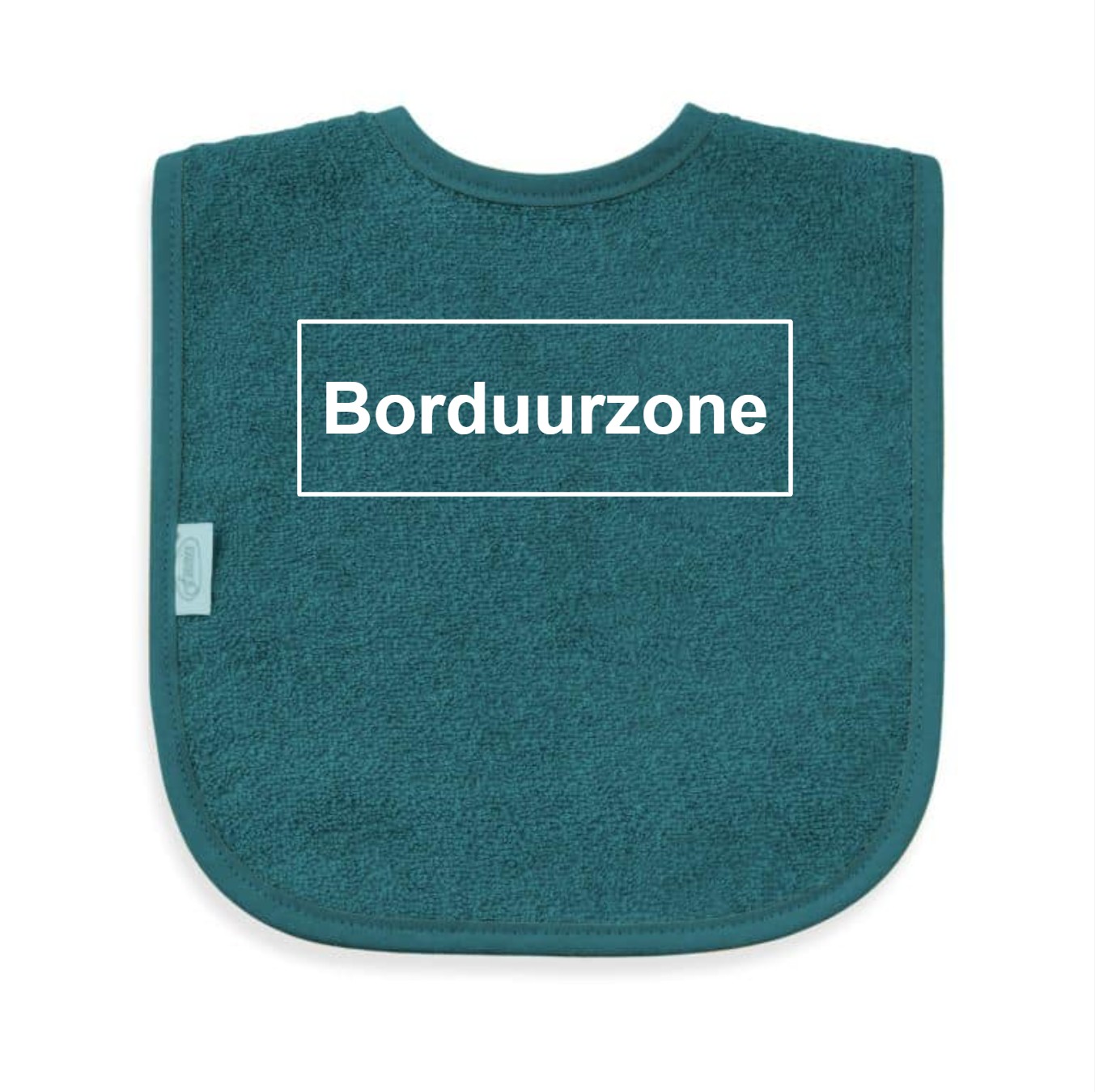 Gepersonaliseerd slabbetje - Diep zeegroen